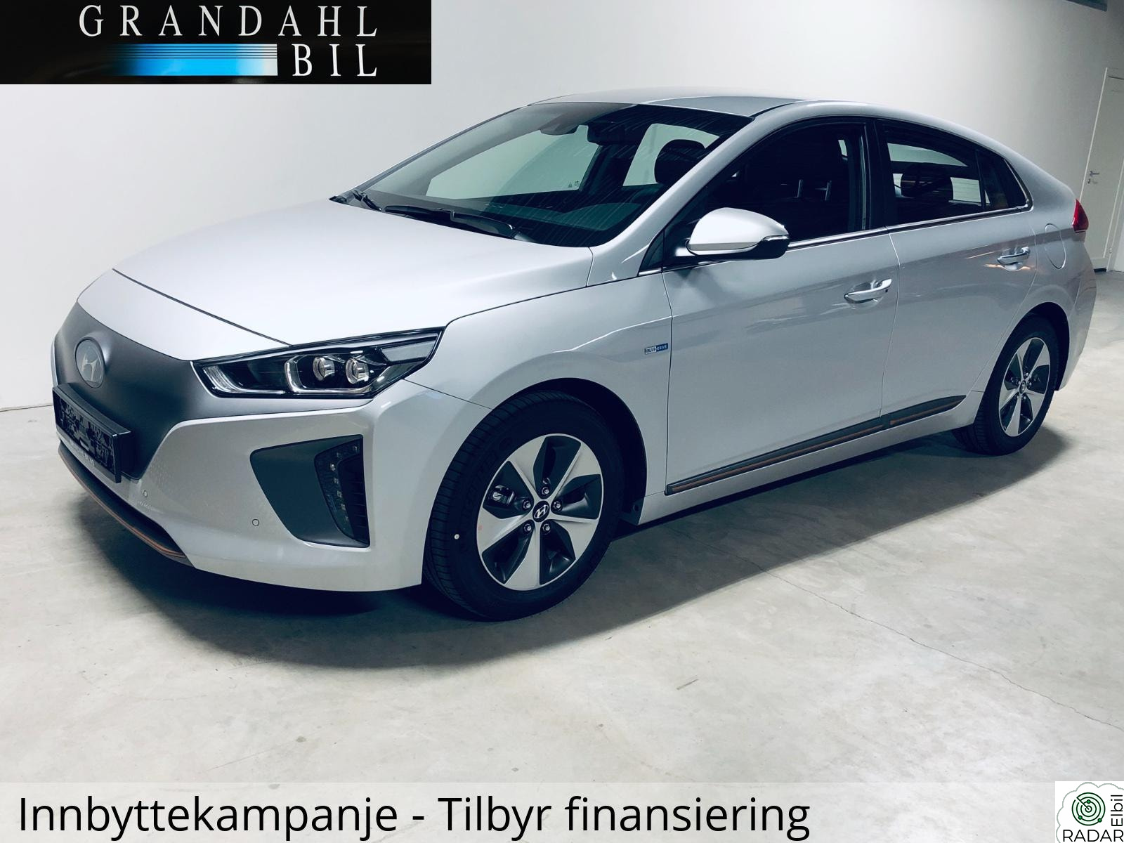 HYUNDAI IONIQ EV - EXCLUSIVE - Varmepumpe - Hurtiglading - Skinn++