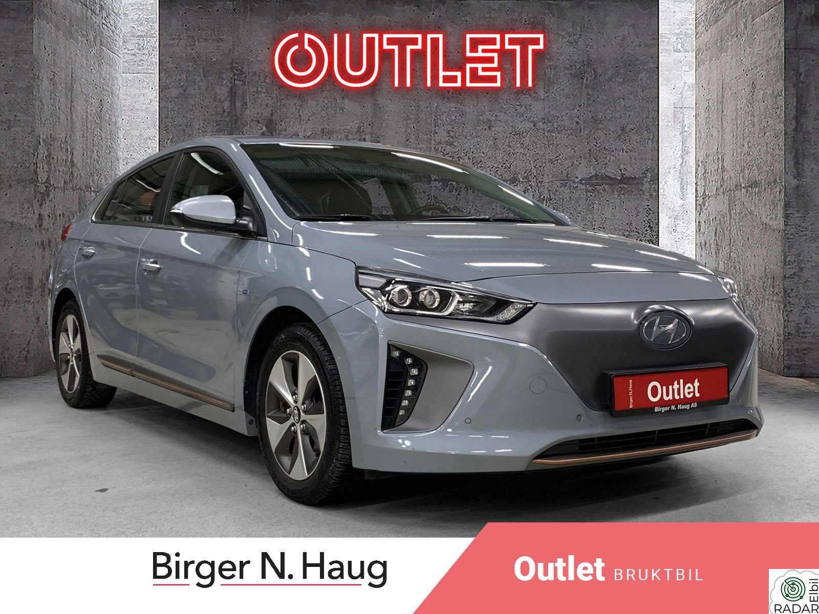 HYUNDAI IONIQ Electric OUTLET/KAMERA/KEYLESS/SOMMER/VINTER/CCS/ADAPTI