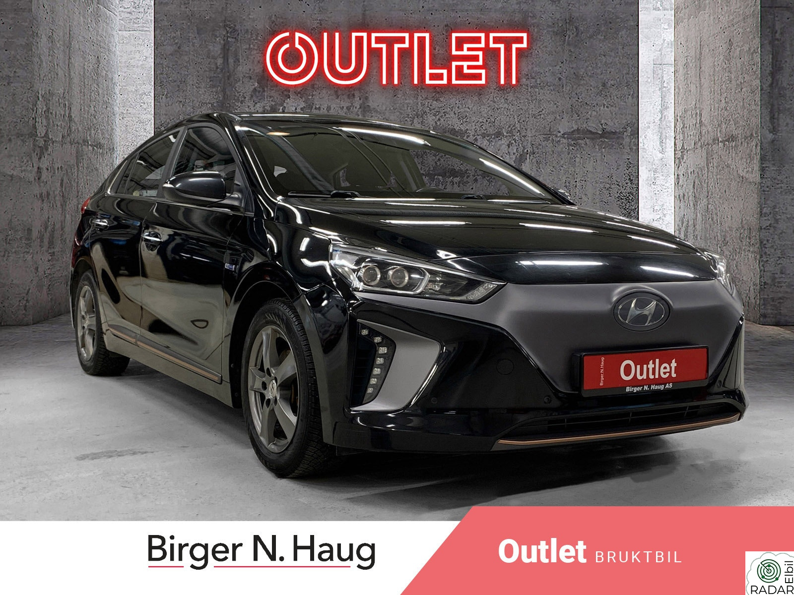 HYUNDAI IONIQ (basismodell) /OUTLET/NORSK/MEMORY/ADAPTIV/CARPLAY/S+V/