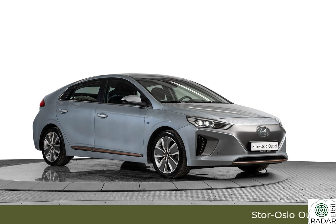 HYUNDAI IONIQ 280km, Vent.skinn,Adaptiv cruisekontroll,El.førerstol