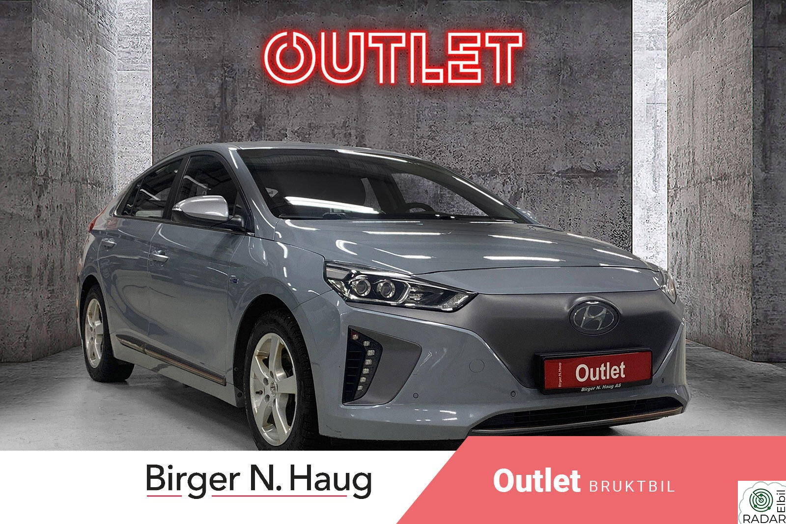 HYUNDAI IONIQ Teknikk OUTLET/VARMEPUMPE/NORSK/ADAPTIV/CARPLAY/CCS+++