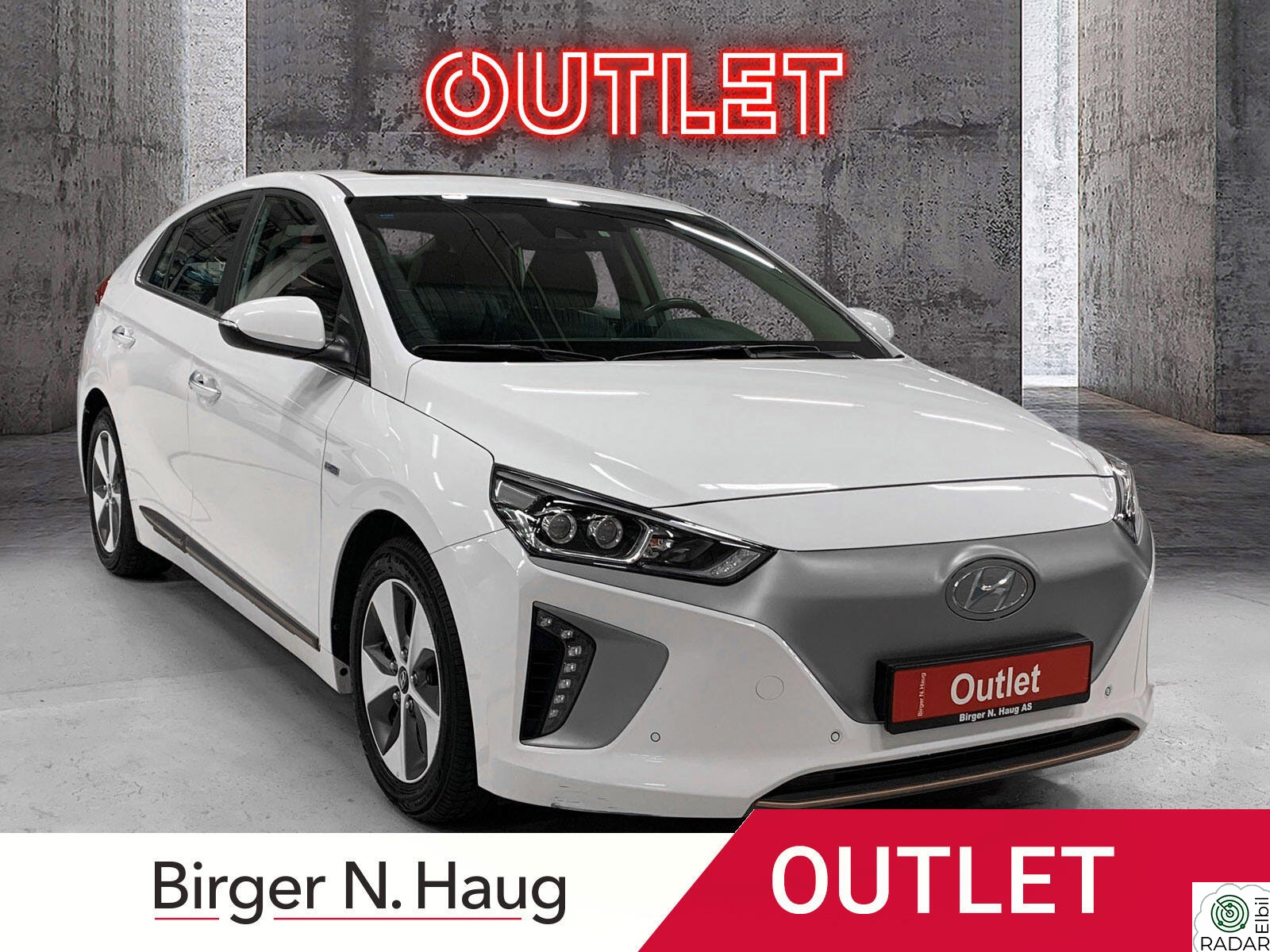 HYUNDAI IONIQ Teknikk /Outlet/Skinn/Soltak/Varme i ratt/