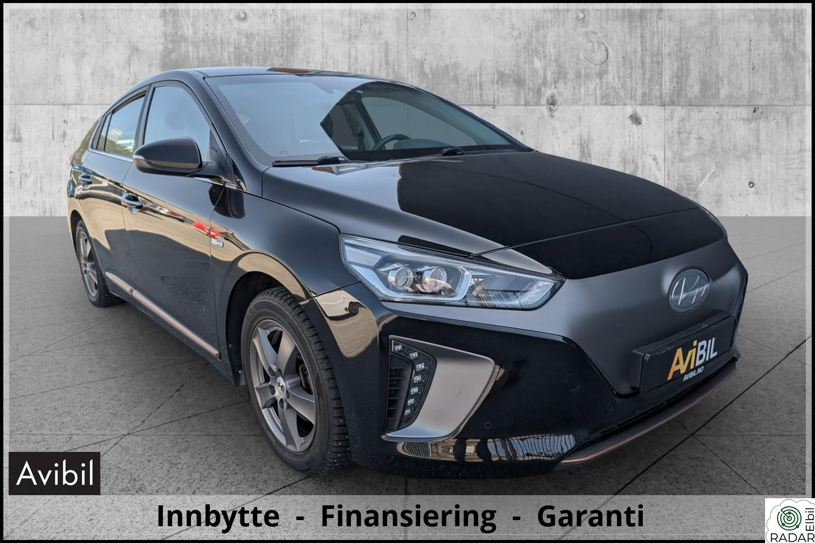 HYUNDAI IONIQ Teknikkpakke/Soltak/Ny EU/ACC/Kamera/Navi/Varme+Kjøling