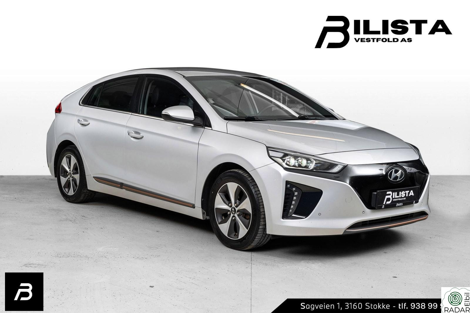HYUNDAI IONIQ Premium 311km Skinn Acc Kjøling i seter R.Kam Ny EU++