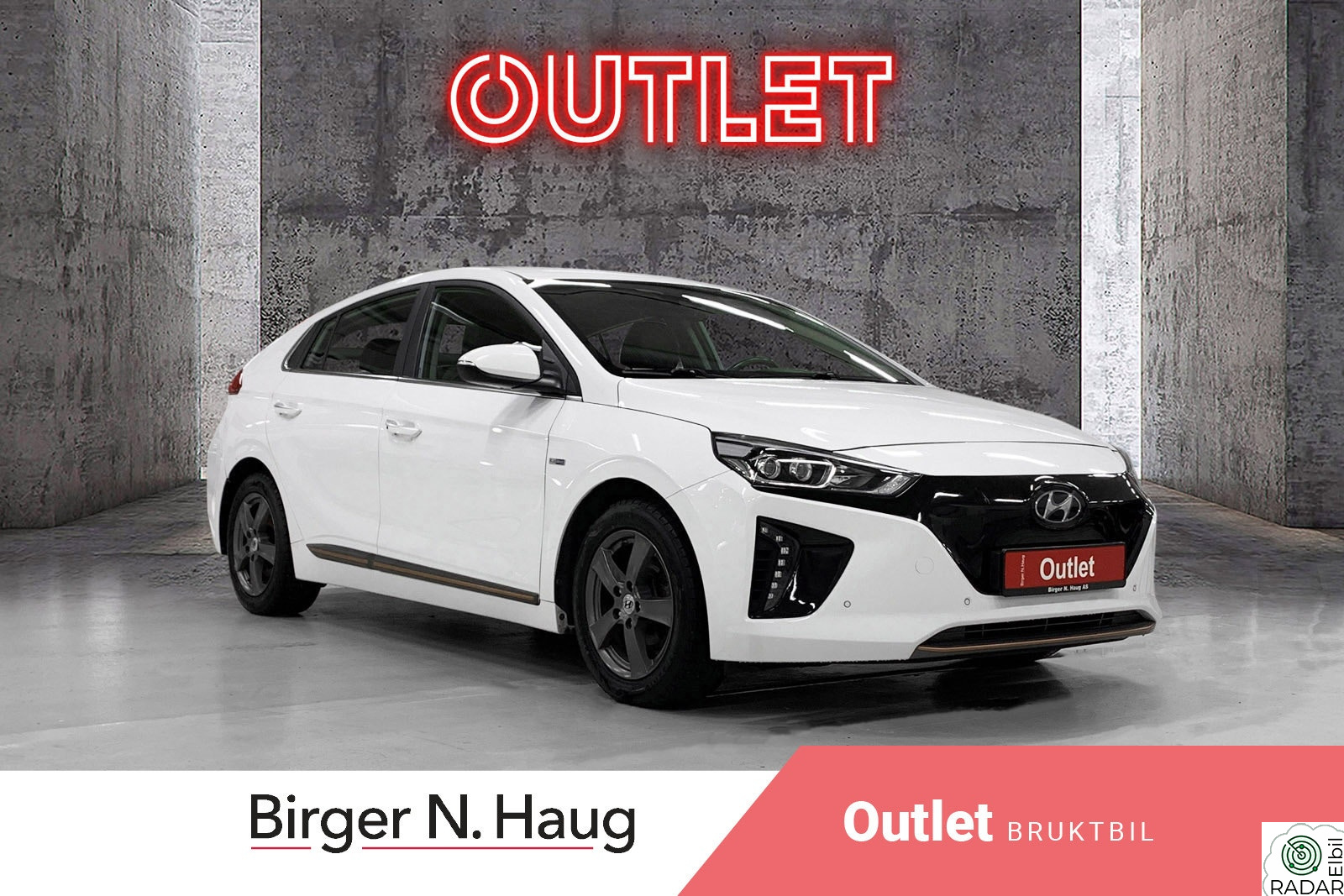 HYUNDAI IONIQ Teknikk OUTLET/VARMEPUMPE/CCS-HURTIGLADER/SKINN/KAMERA+