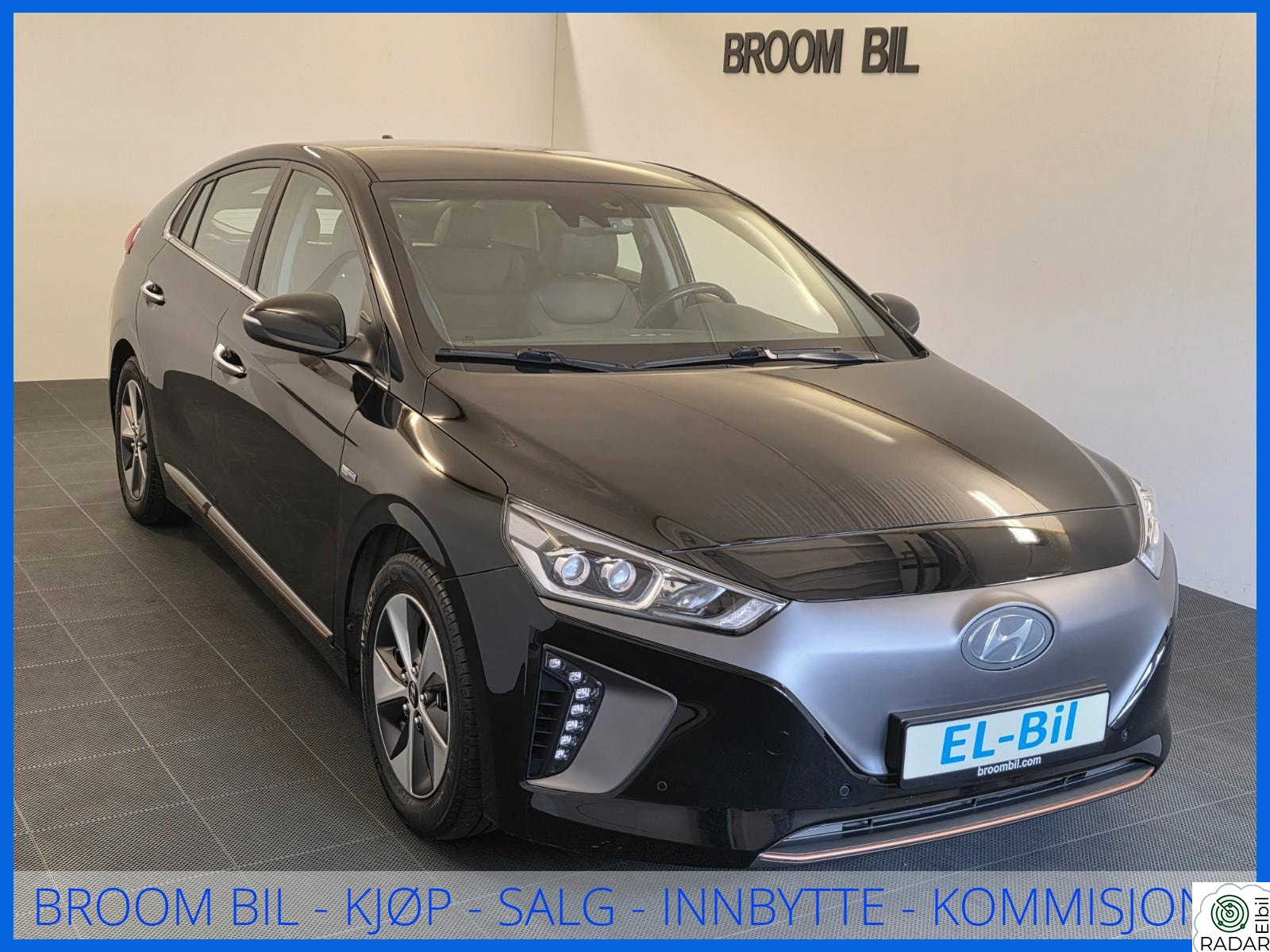 HYUNDAI IONIQ ELECTRIC 250KM WLTP/KAMERA/NAVIGASJON/EL.SKINNSETE/LED/
