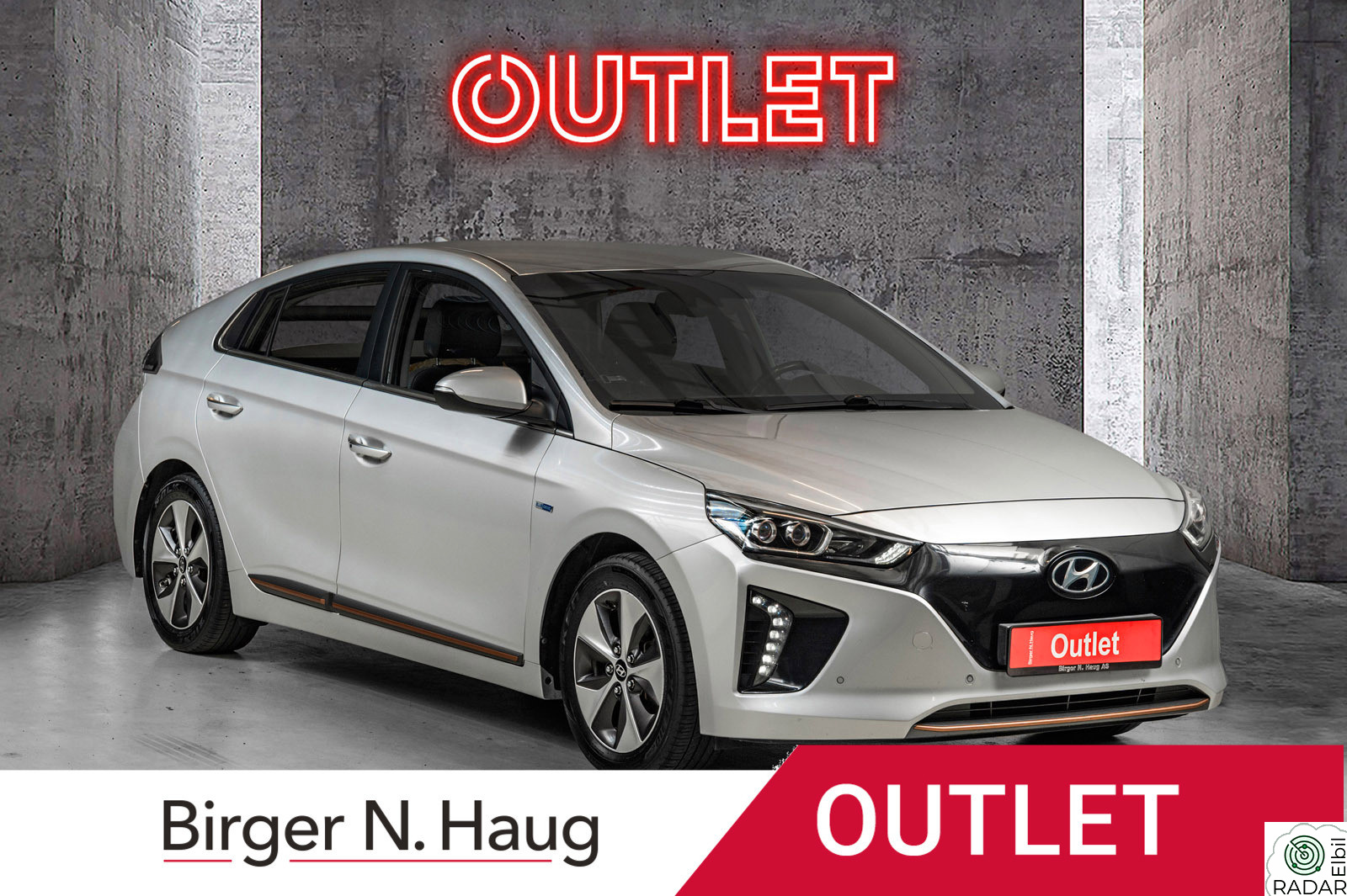 HYUNDAI IONIQ Teknikk OUTLET|LEVERINGS KLAR|DAB|NAVIGASJON|ISOFIX|