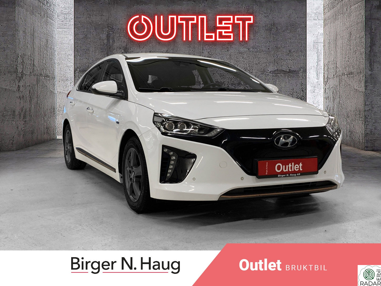 HYUNDAI IONIQ Teknikk OUTLET/VARMEPUMPE/SKINN/ADAPTIV/CCS/KAMERA+++
