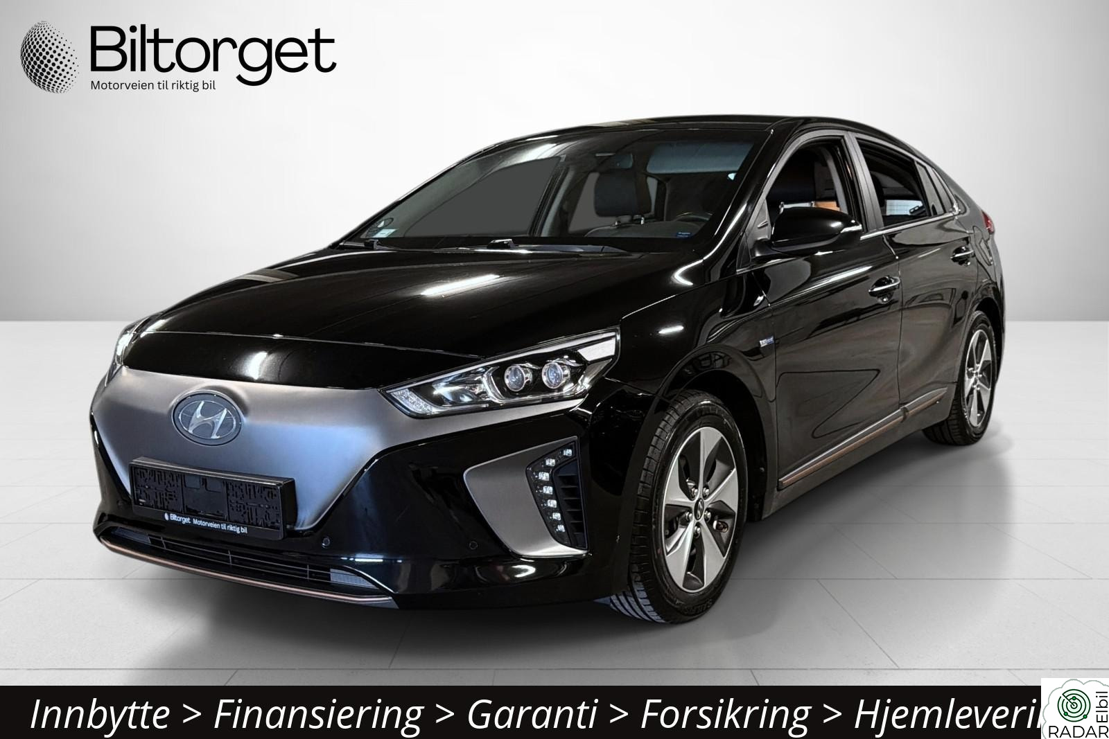 HYUNDAI IONIQ 270km Topputstyrt Kamera Kjøling Navi ACC Skinn EU27++
