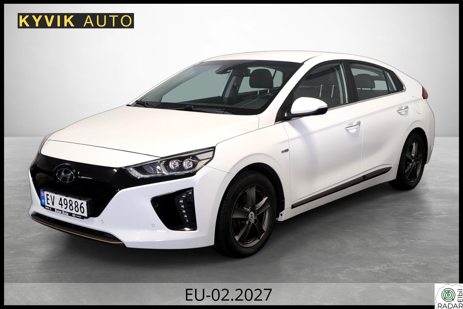 HYUNDAI IONIQ 120HK/Skinn/Navi/Kamera/Carplay/Velholdt/EU27++