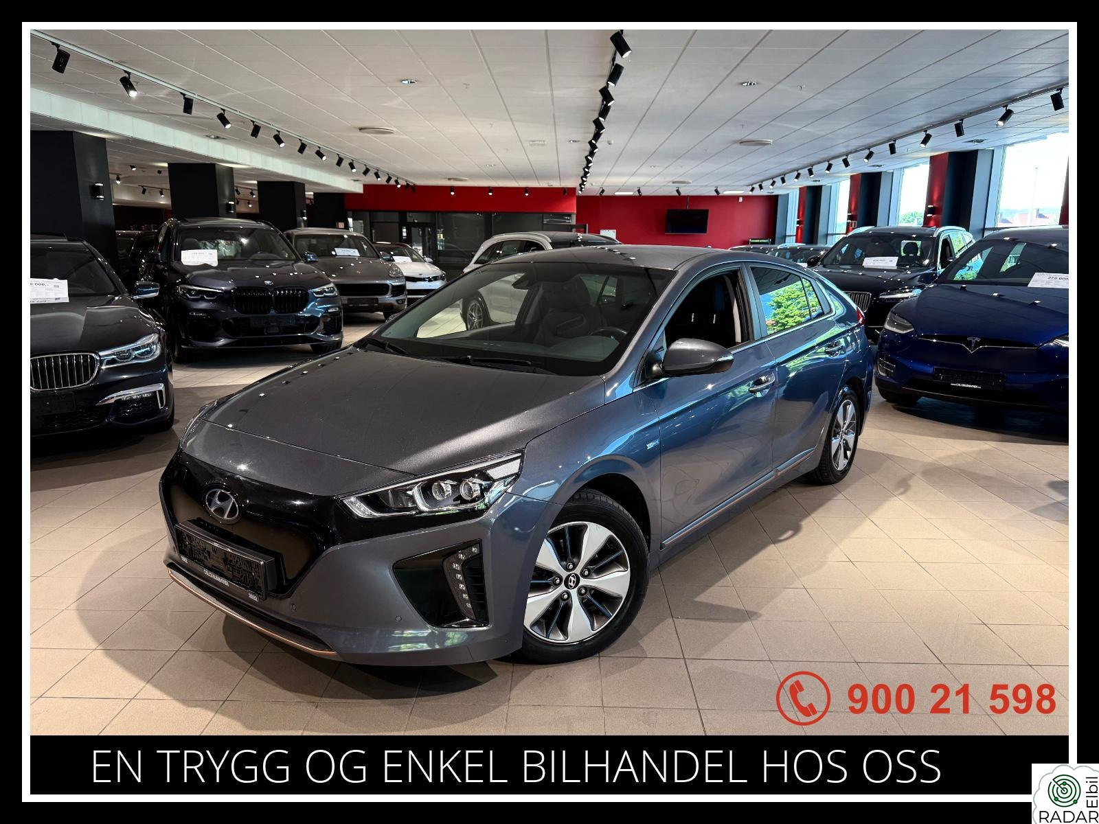 HYUNDAI IONIQ NAVI/NORSK/TEKNIKK/SKINN/ACC/DAB+/NY EU 2027/KEYLESS GO