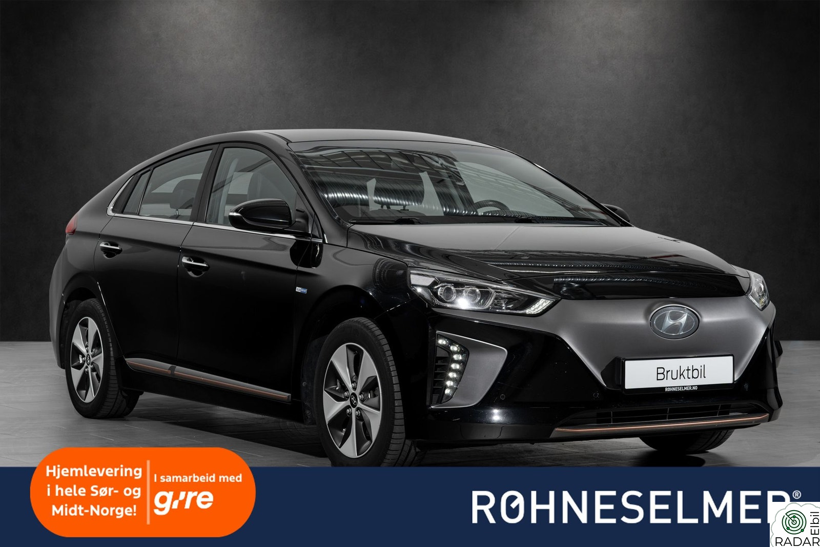 HYUNDAI IONIQ Premium Topputstyrt Acc Skinn Norsk Premium-Lyd +++