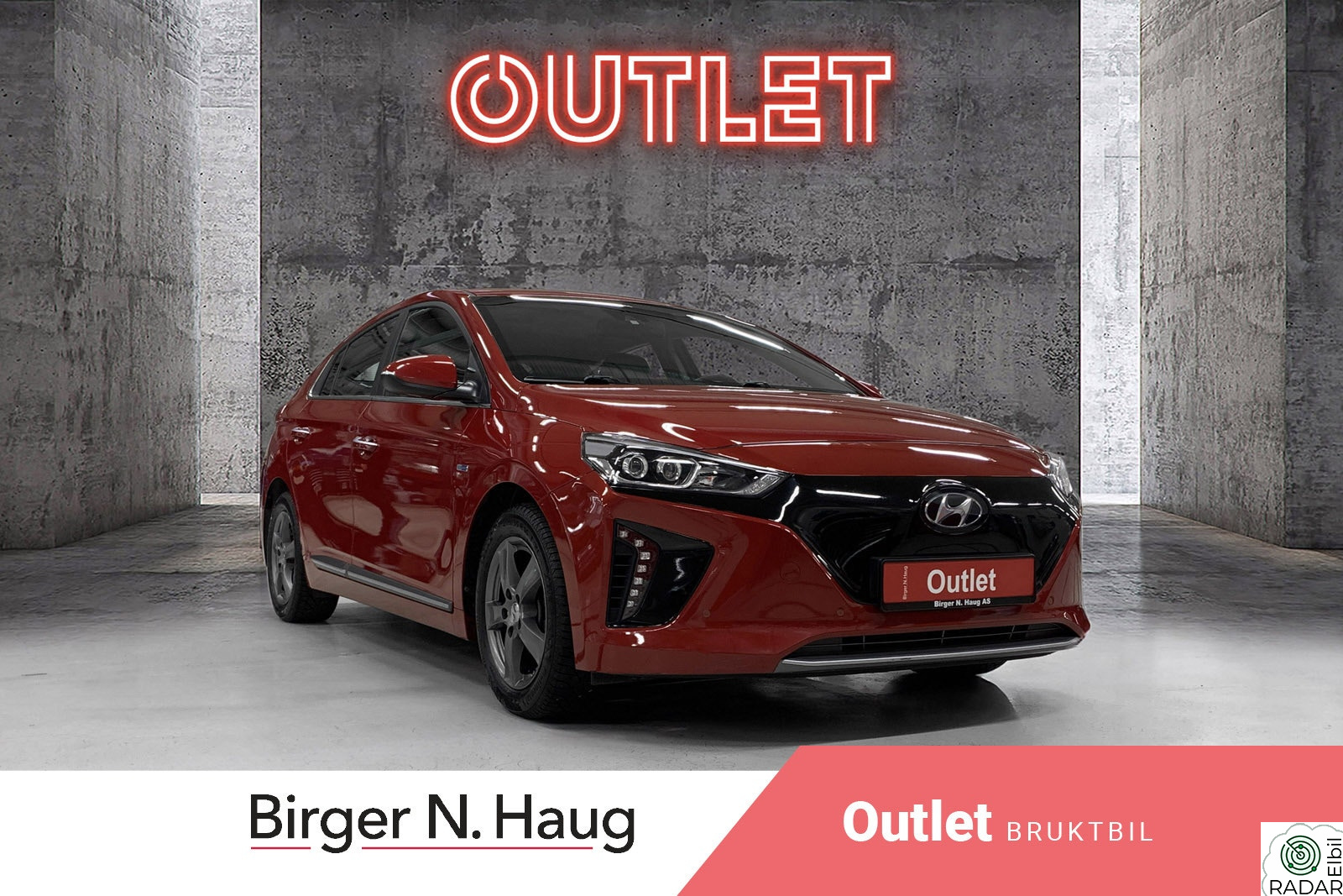HYUNDAI IONIQ Teknikk OUTLET/SKINN/VARMEPUMPE/ADAPTIV/HURTIGLADER/DAB