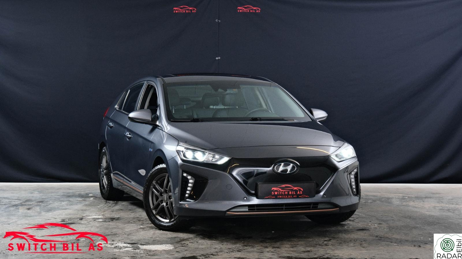 HYUNDAI IONIQ Teknikkpakke/120HK/220KM/DAB+/SOLTAK/BT/MEMORY/SKINN