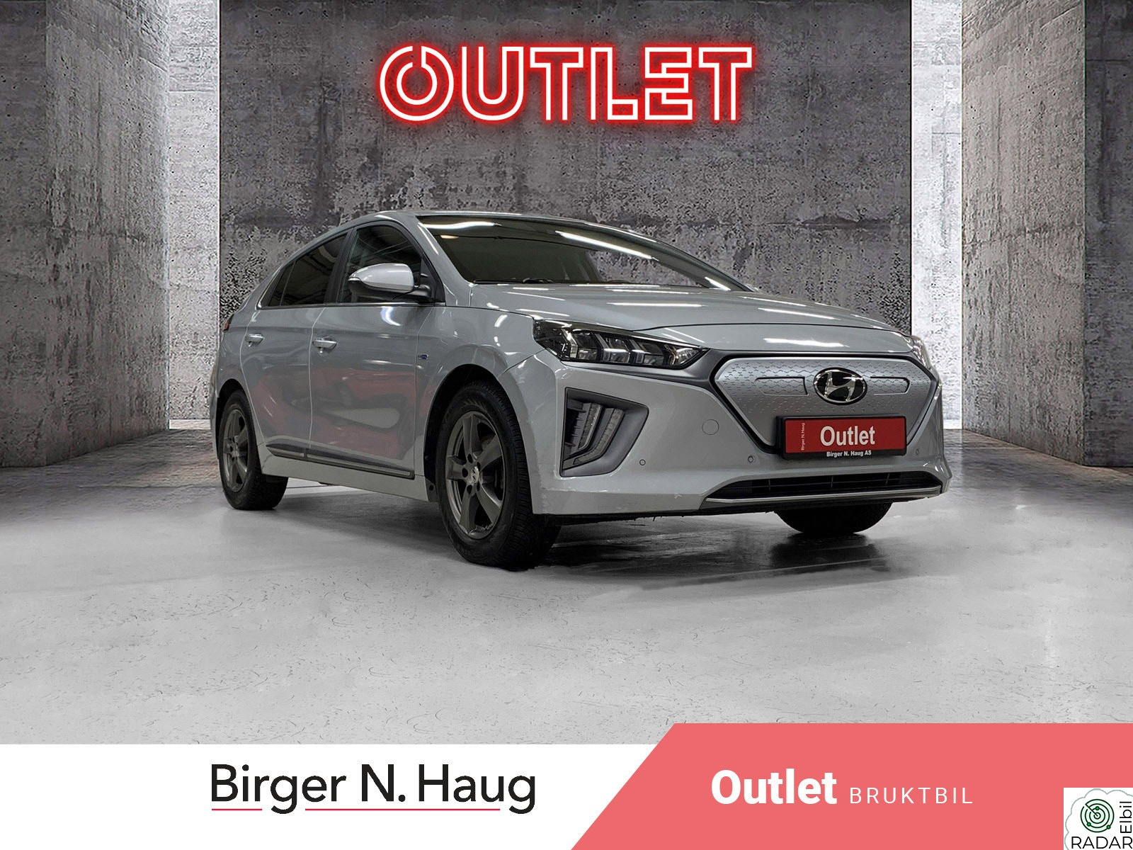 HYUNDAI IONIQ Premium OUTLET/VARMEPUMPE/SKINN/KAMERA/CCS/APPSTYRING++
