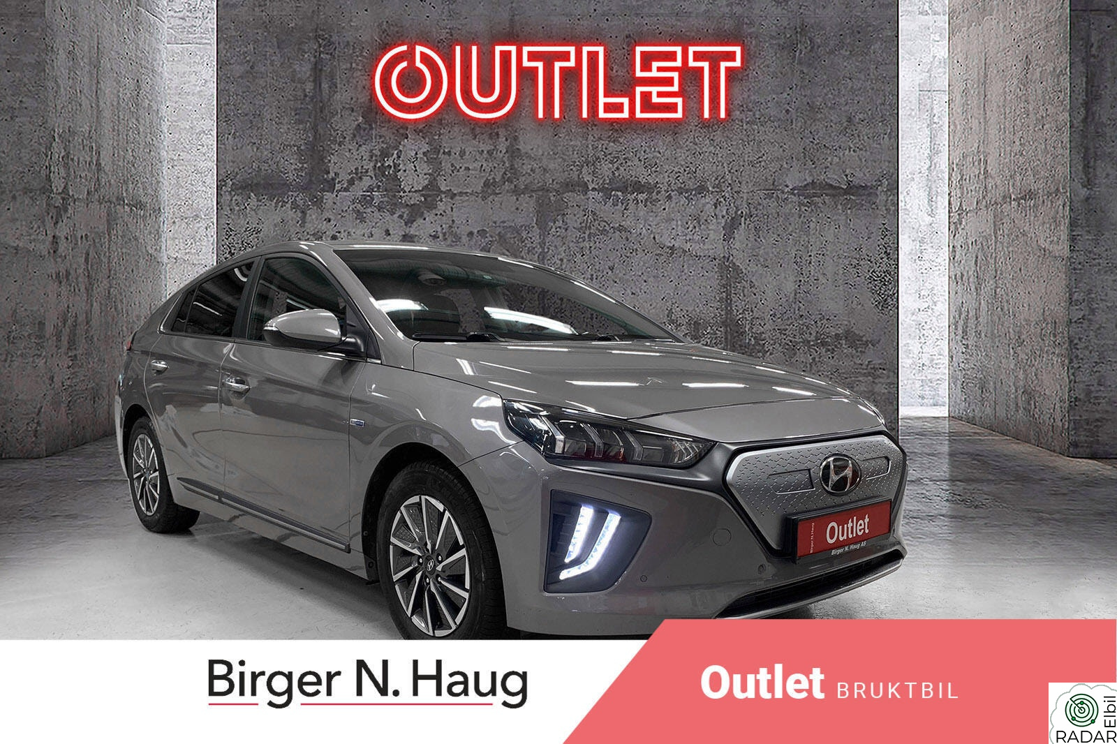 HYUNDAI IONIQ Premium OUTLET/HISTORIKK/SKINN/KAMERA/APPSTYRING/LED+++