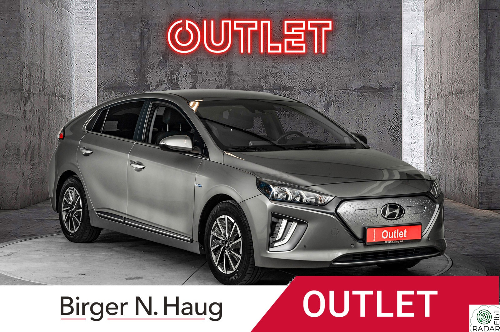 HYUNDAI IONIQ Premium OUTLET | ENERGIEFFEKTIV BIL & MYE UTSTYR