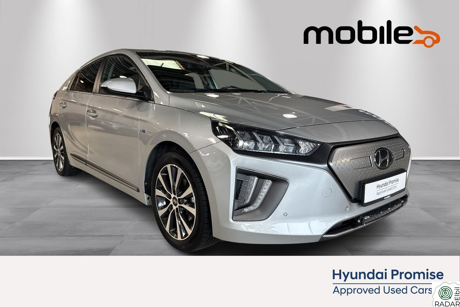 HYUNDAI IONIQ Premium LR med skinn, Norsk, 2-års Garanti, LED-bar,