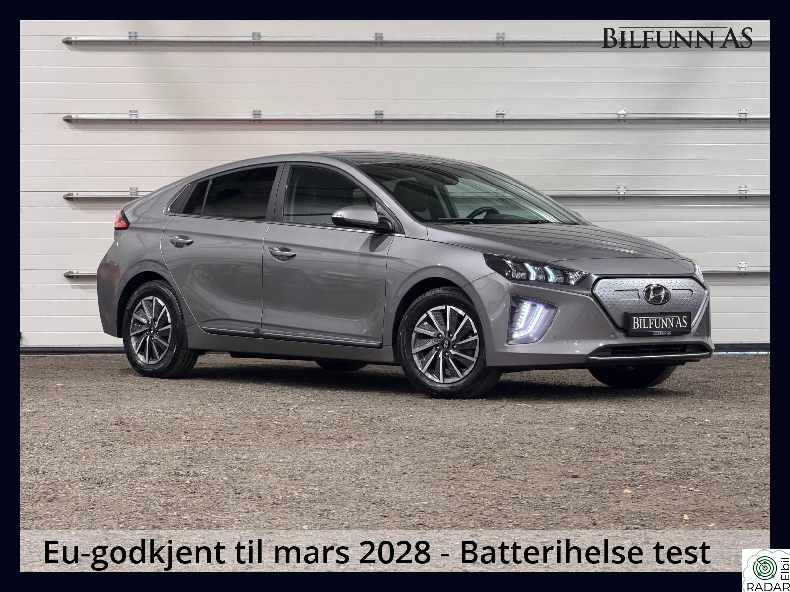 HYUNDAI IONIQ Long Range 311 km WLTP, Premium, ACC, Skinn, App, Norsk