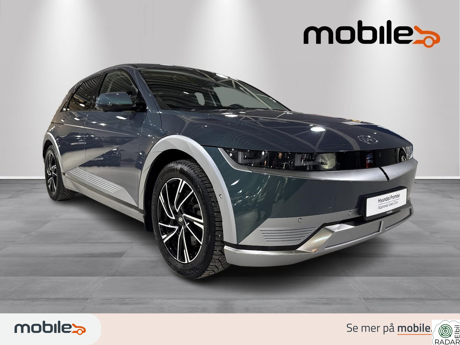 HYUNDAI IONIQ5 LR RWD Premium Sort skin, Lakkforsegling, Godt utstyrt