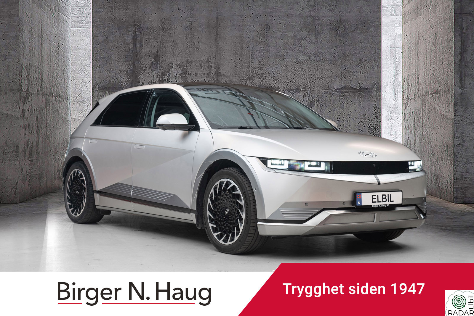 HYUNDAI IONIQ5 LR AWD Premium TOPPUTSTYRT/NY I NORGE/PANORAMA GLASSTAK