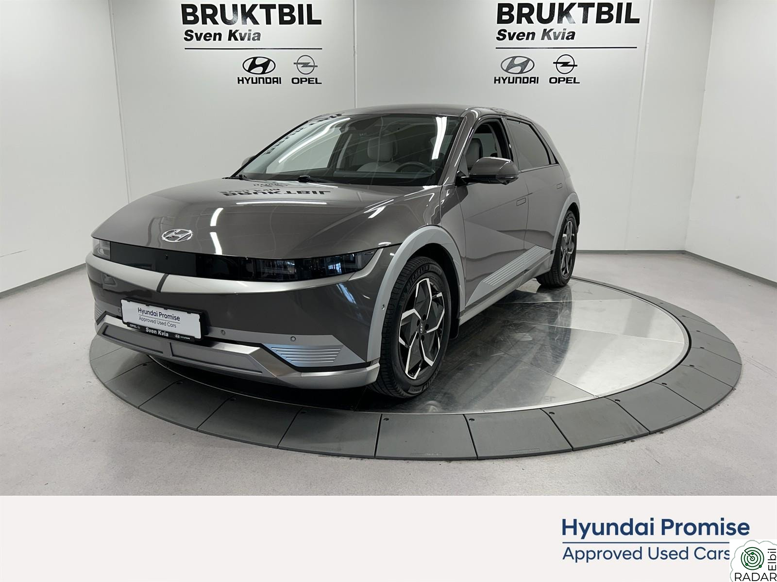 HYUNDAI IONIQ5 NORSK PREMIUM MED SKINN 73KWT ACC KROK HUD NAVI CARPLAY