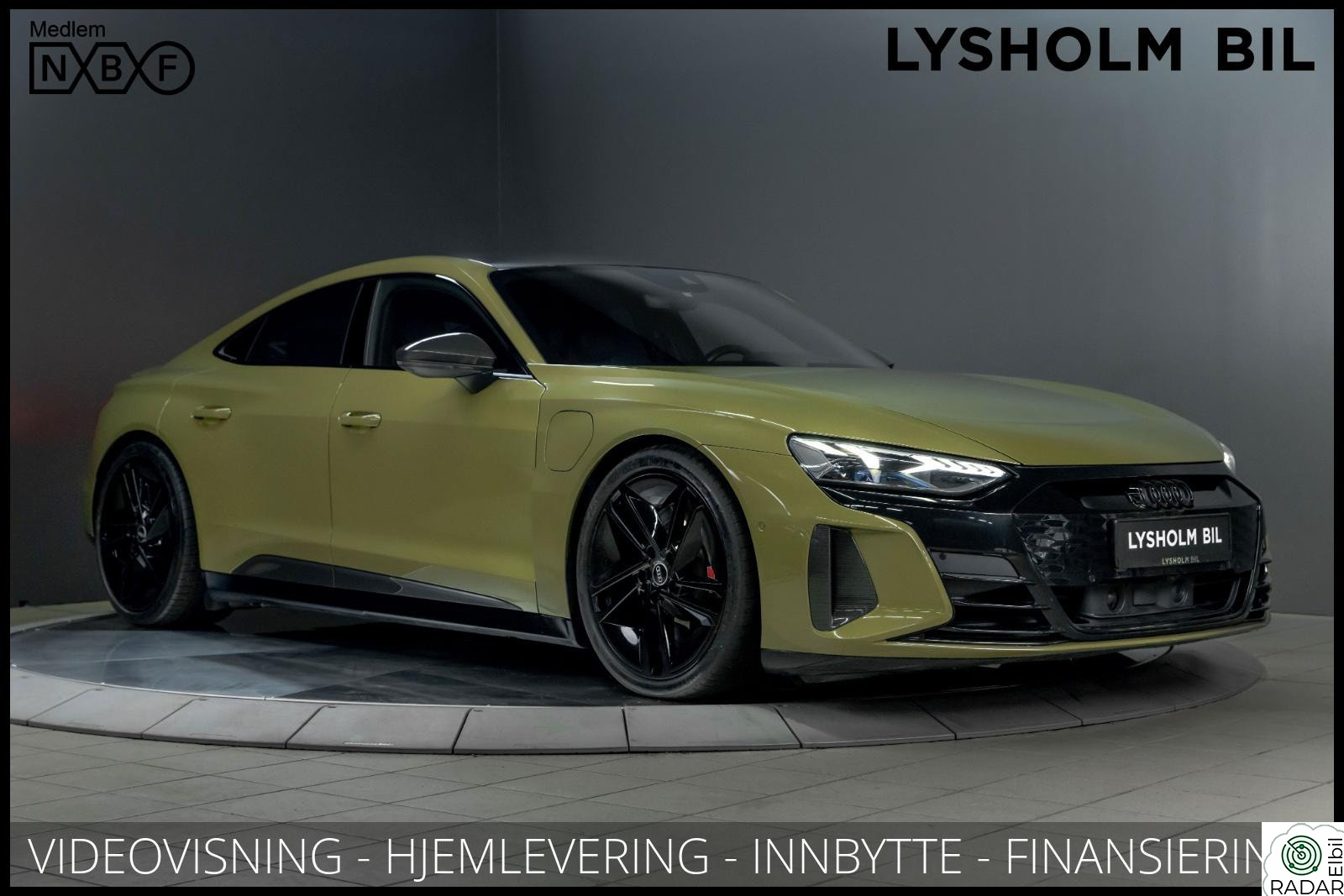 AUDI RS e-tron GT Massasje/4-Hjulsstyring/HeadUp/Matrix/Nightvision/B&O