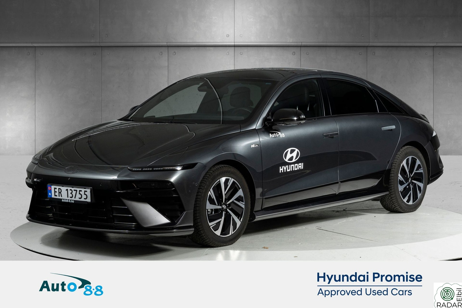HYUNDAI IONIQ6 N-Line 84kWh 325hk 570wltp  AWD Navi 360-Kamera Alcant.