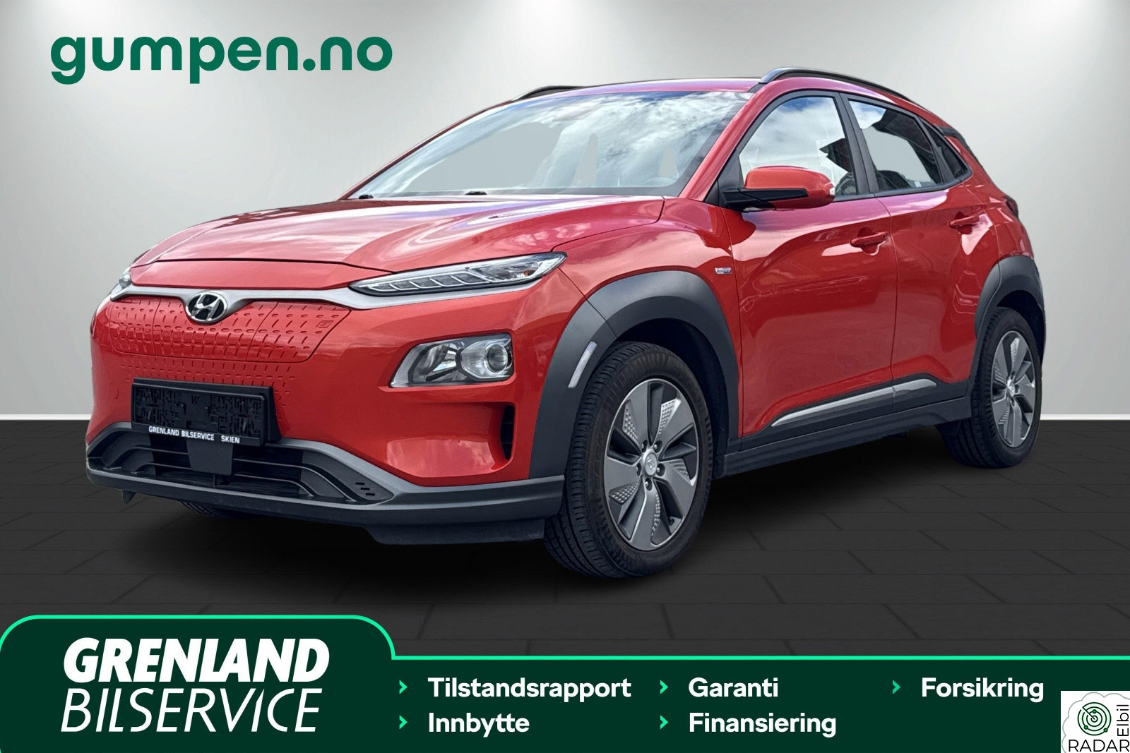 HYUNDAI Kona Life , Skinn, Ryggekamera , Navi, DAB+