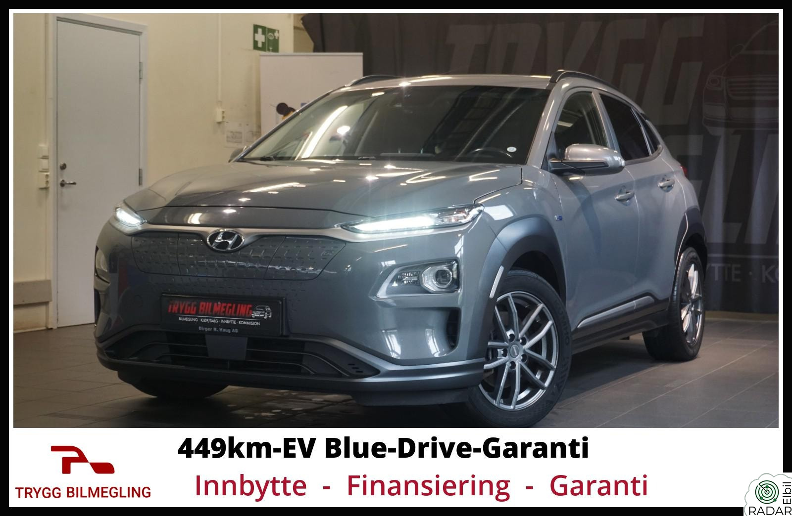 HYUNDAI Kona 64kwh-449KM*EV Blue-Drive*Se Utstyr*Se Detaljer*Se Pris
