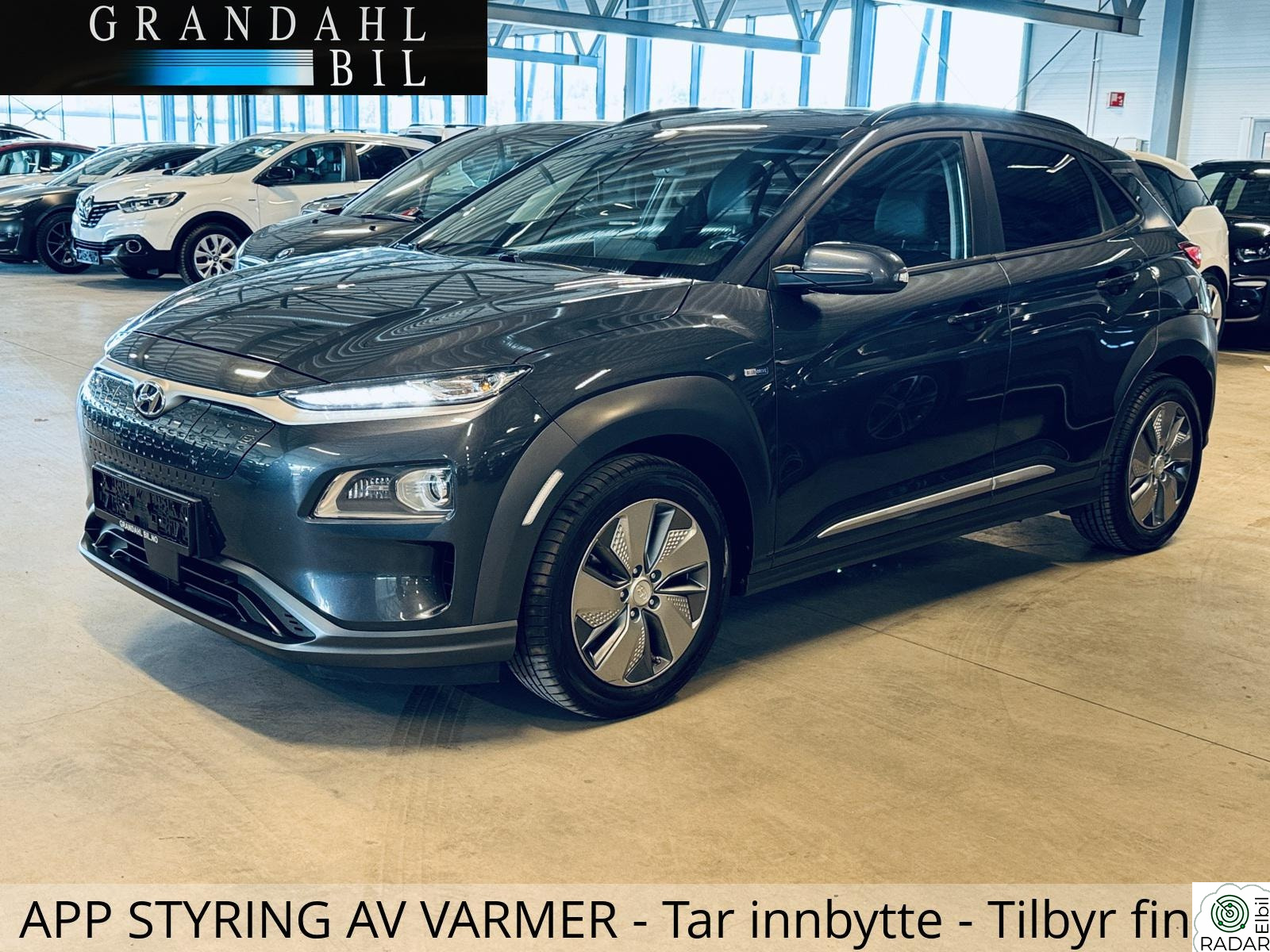 HYUNDAI Kona EV - 204 HK - 64 Kwh - Rekkevidde vinner - EU OK 2026