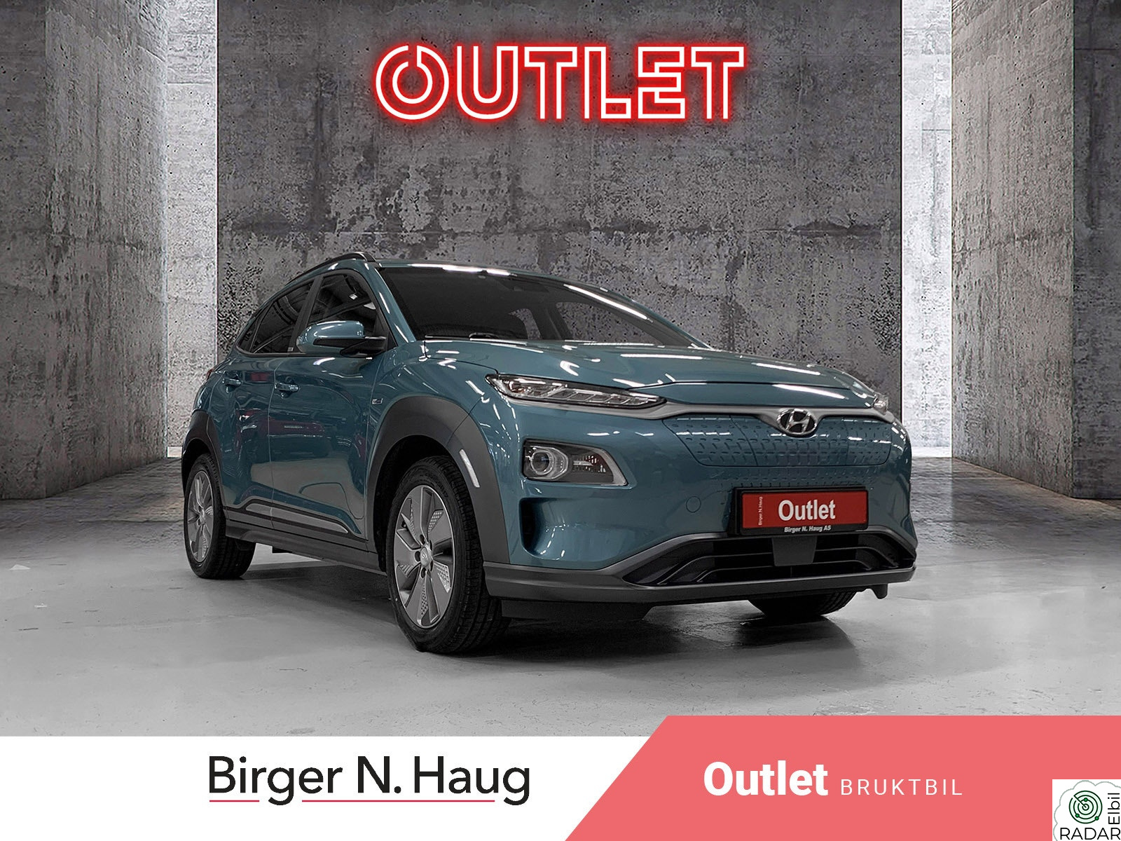 HYUNDAI Kona Premium |OUTLET|64 kWh|KRELL LYD|KAMERA|RATTVARME|