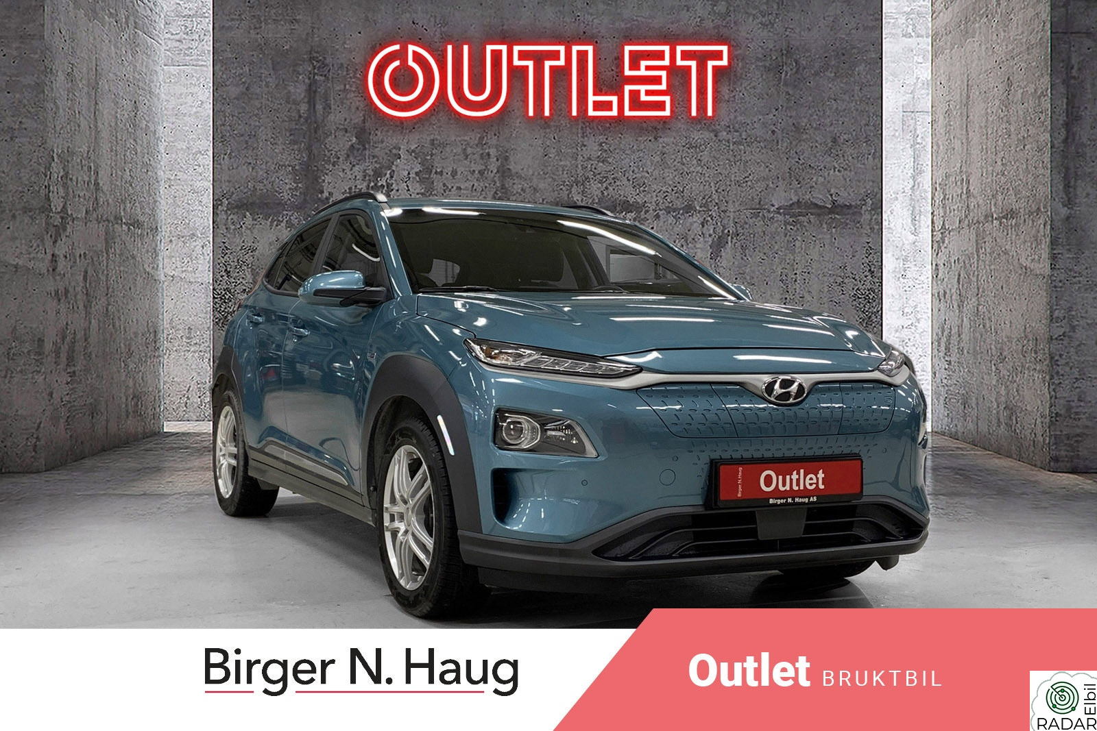 HYUNDAI Kona Premium OUTLET/VARMEPUMPE/DELSKINN/HISTORIKK/APPSTYRING