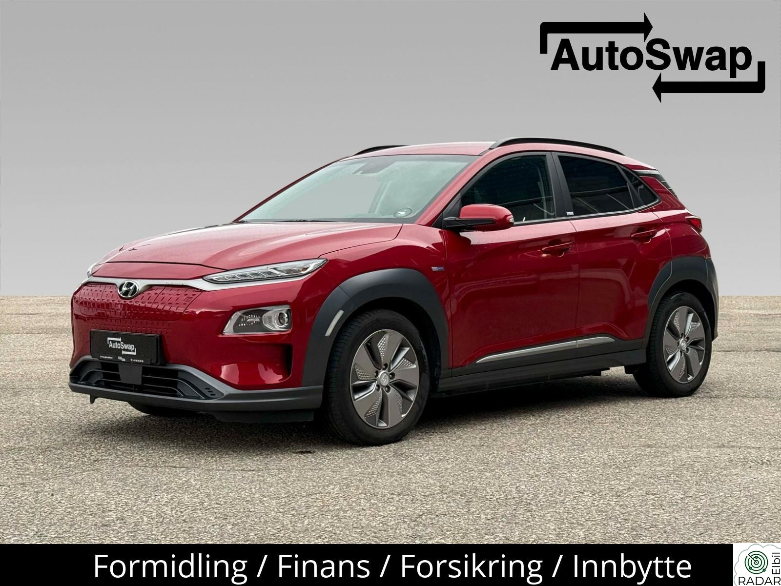 HYUNDAI Kona 64 kwh 450km WLTP Ryggekamera/Navi/Keyless/ACC/S+V