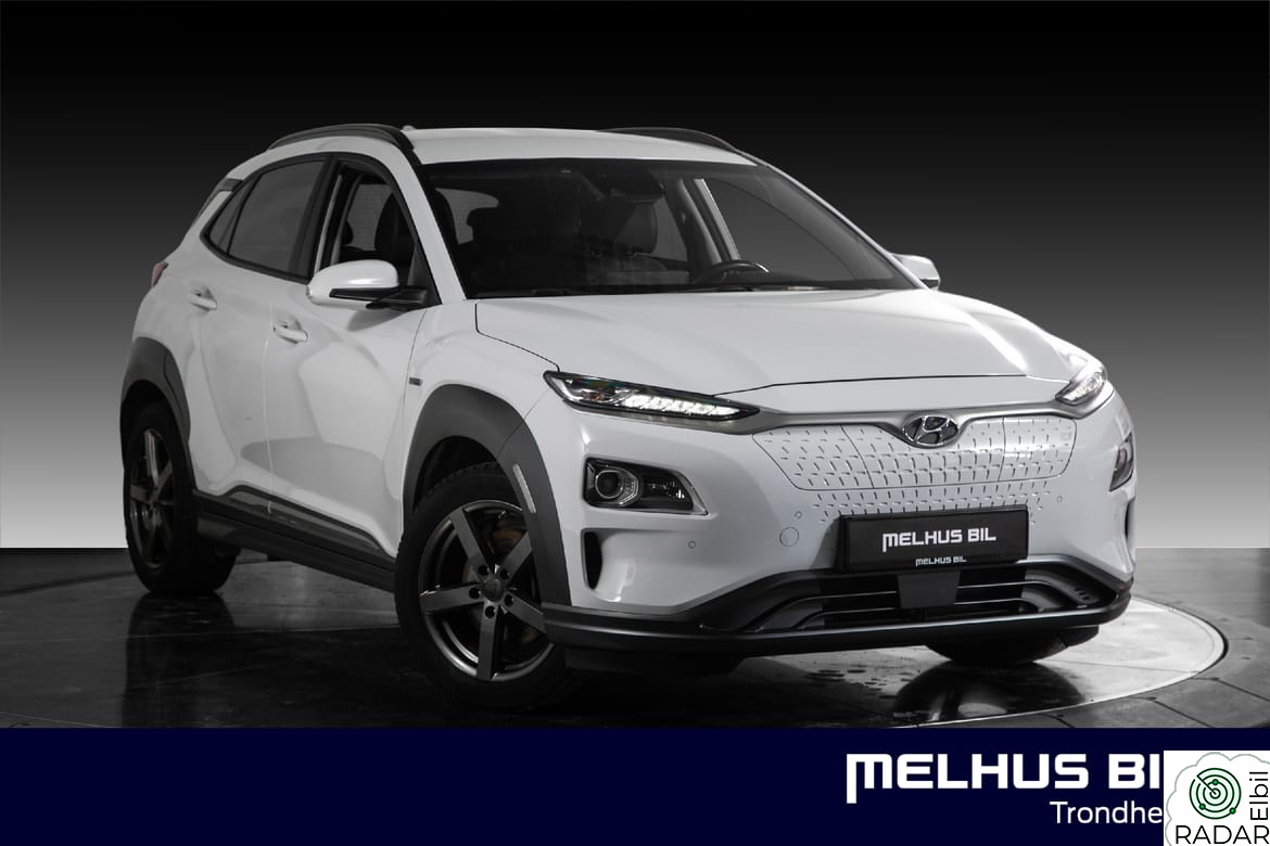 HYUNDAI Kona 204hk 64kWt Aut|GRATIS FRAKT|Krell|Delskinn|El-seter|