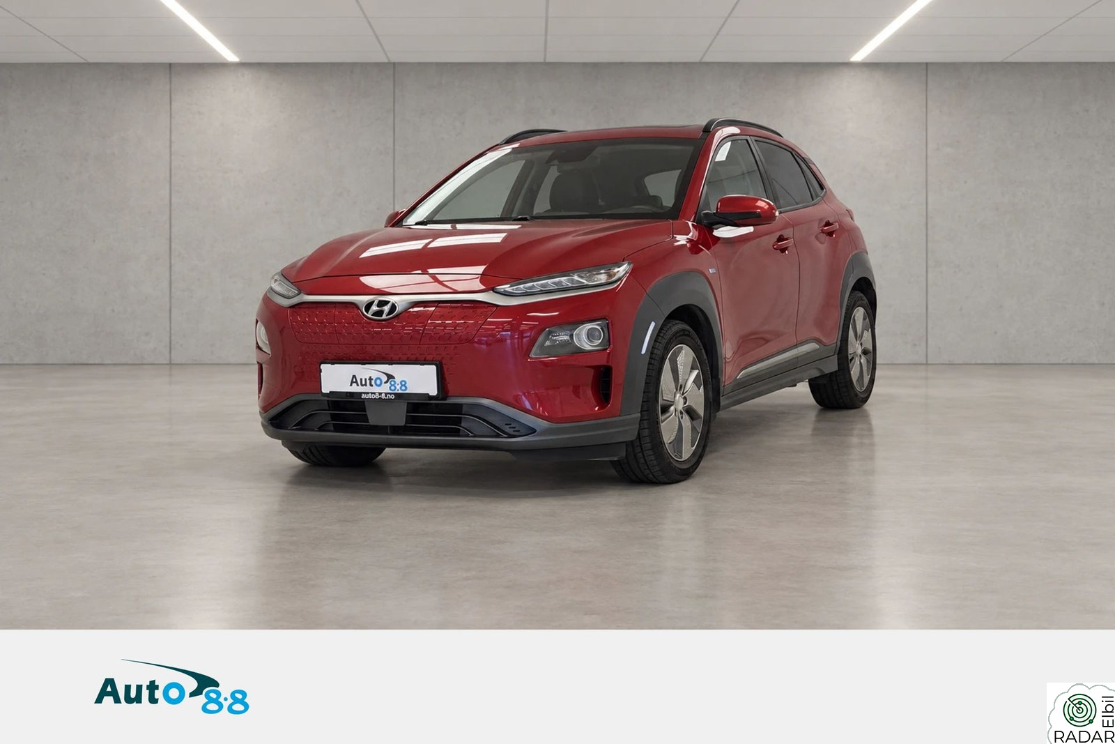 HYUNDAI Kona, Kauai Premium Long Range med skinn og soltak