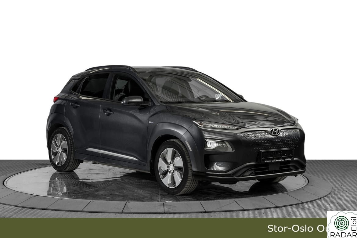 HYUNDAI Kona 64kWh Premium 484km. Ventilert skinn, Krell, ACC,