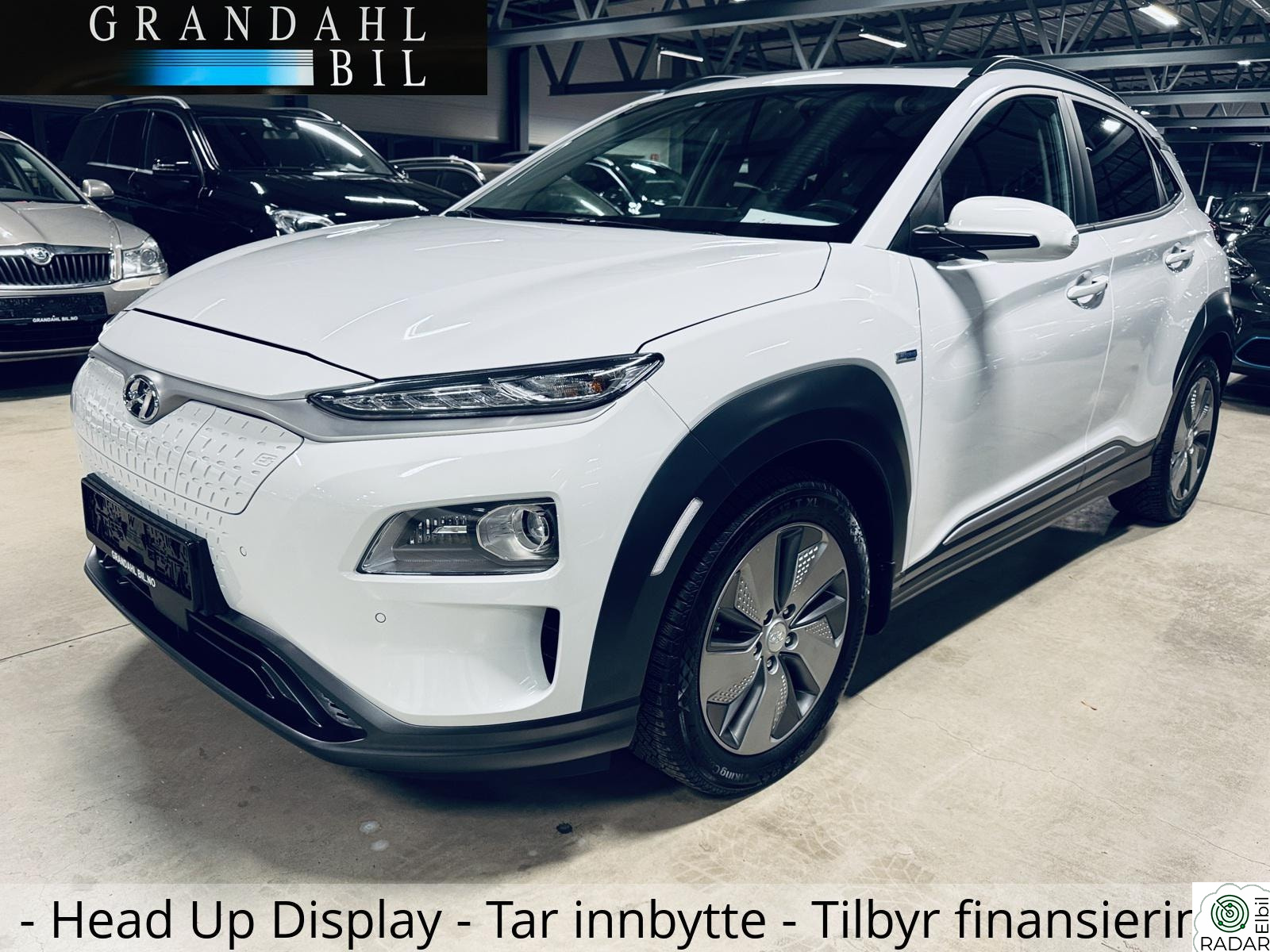 HYUNDAI Kona EV - 204 HK - 64 Kwh - Skinn - Premium - Tar innbytte