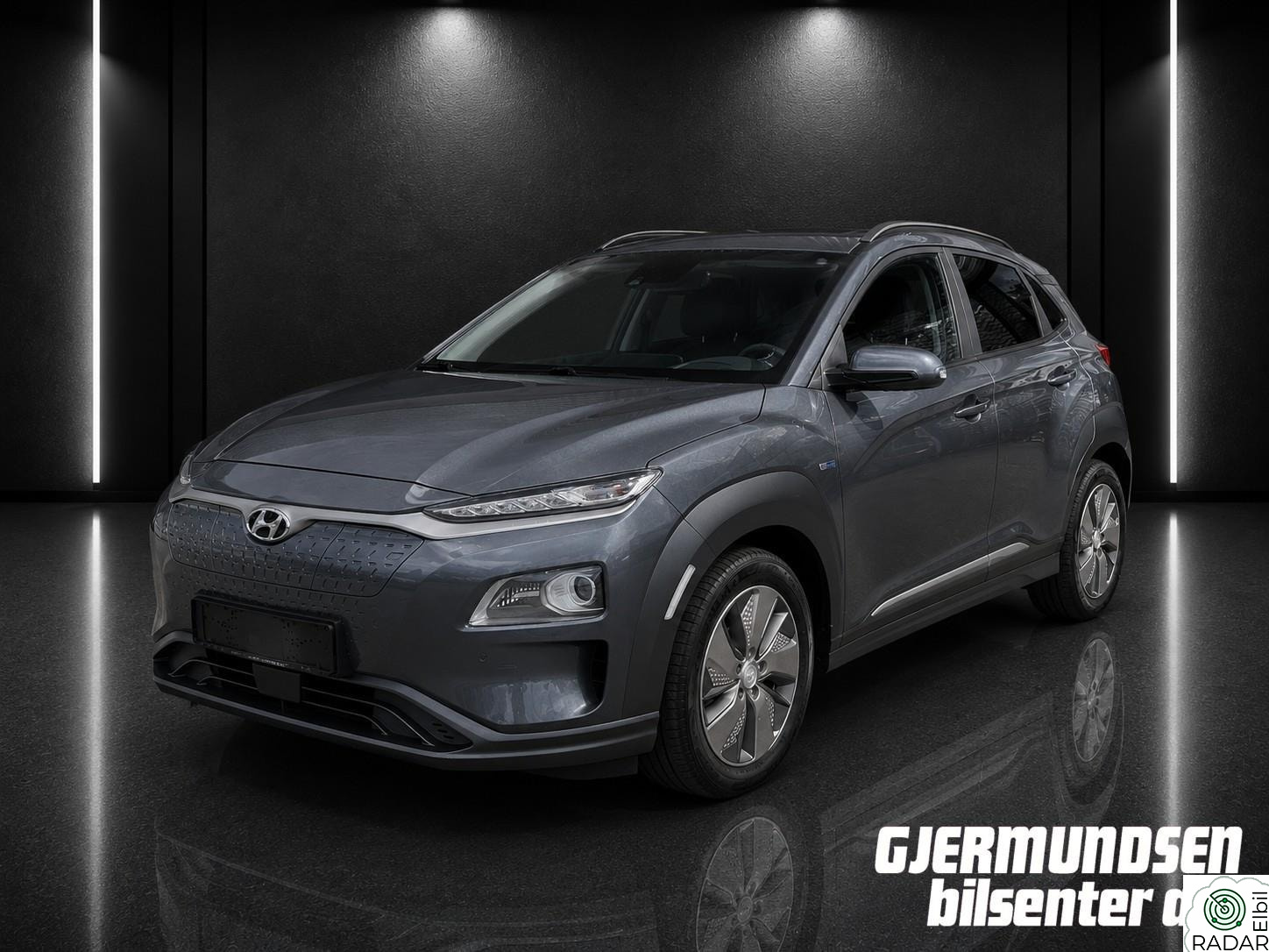 HYUNDAI Kona Elektrisk Premium m/soltak og skinn!