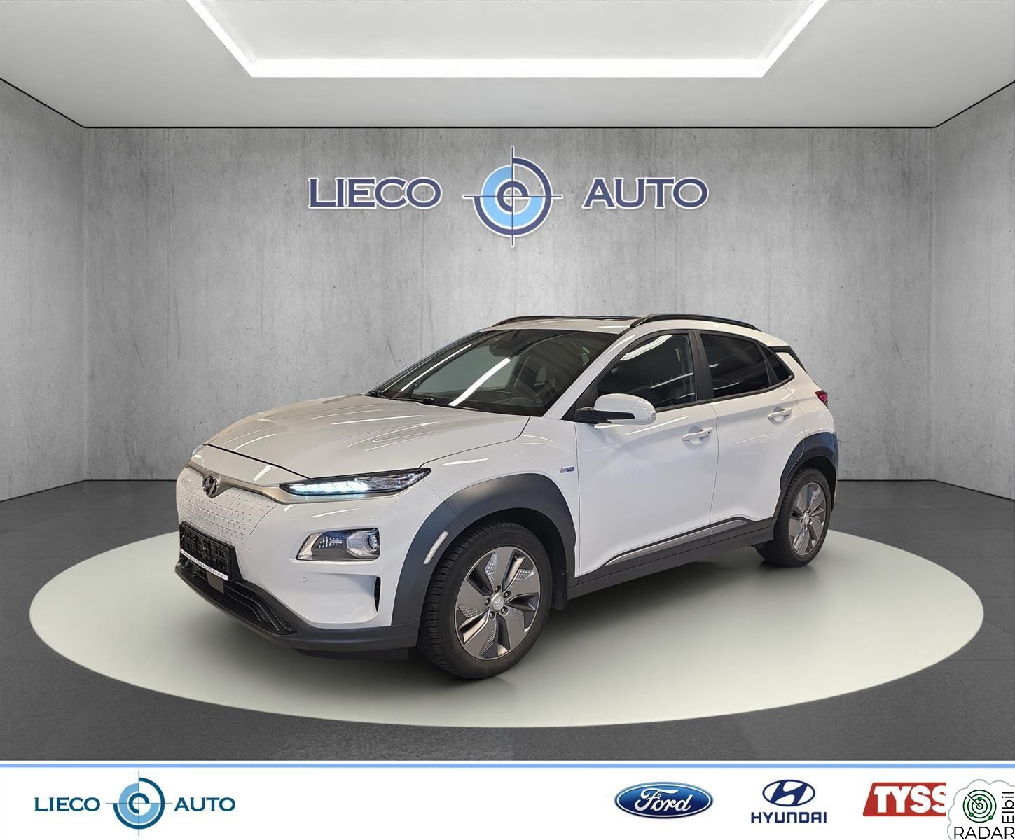HYUNDAI Kona 64kWt 204HK LONG RANGE Tenkikk Skinn Takluke