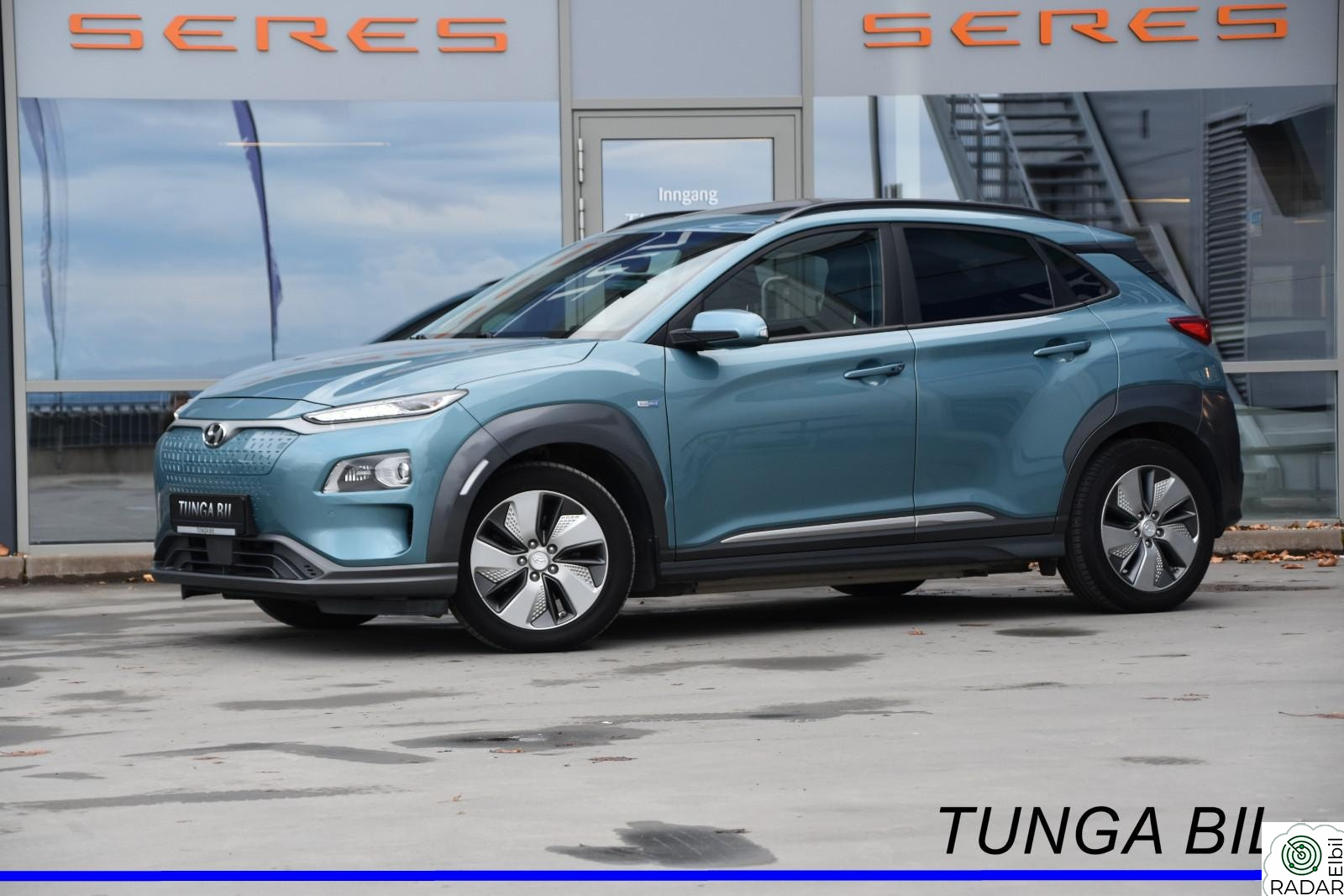 HYUNDAI Kona Electric 64 kWh Teknikk, Skinn, Takluke | Kr 1.590/mnd!