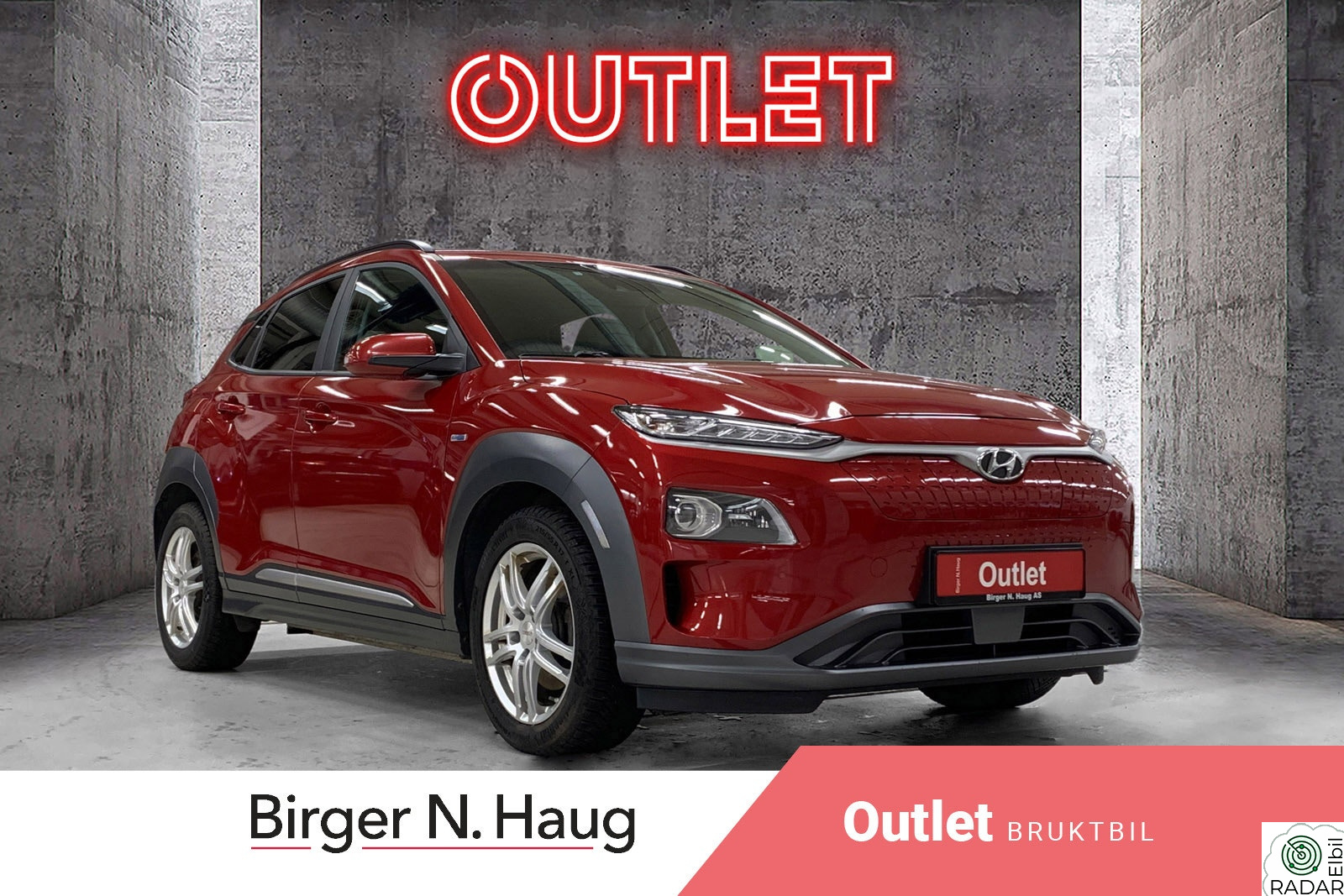 HYUNDAI Kona 64 kWt Teknikk OUTLET|LEVERINGS KLAR|SKINN|HUD|NAVI