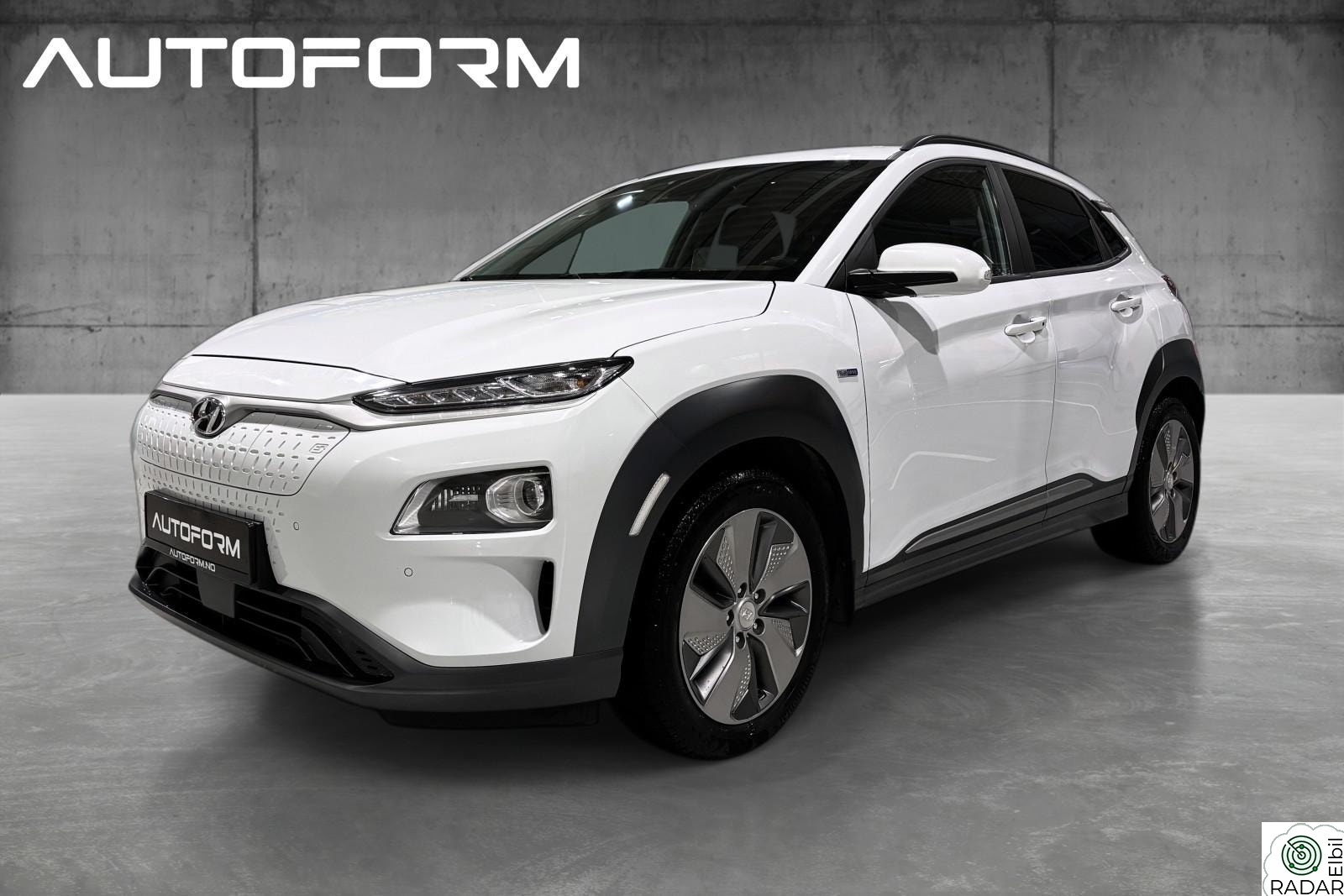 HYUNDAI Kona 64 kWh| Premium| 449 km| Skinn| EU27| Full historikk|