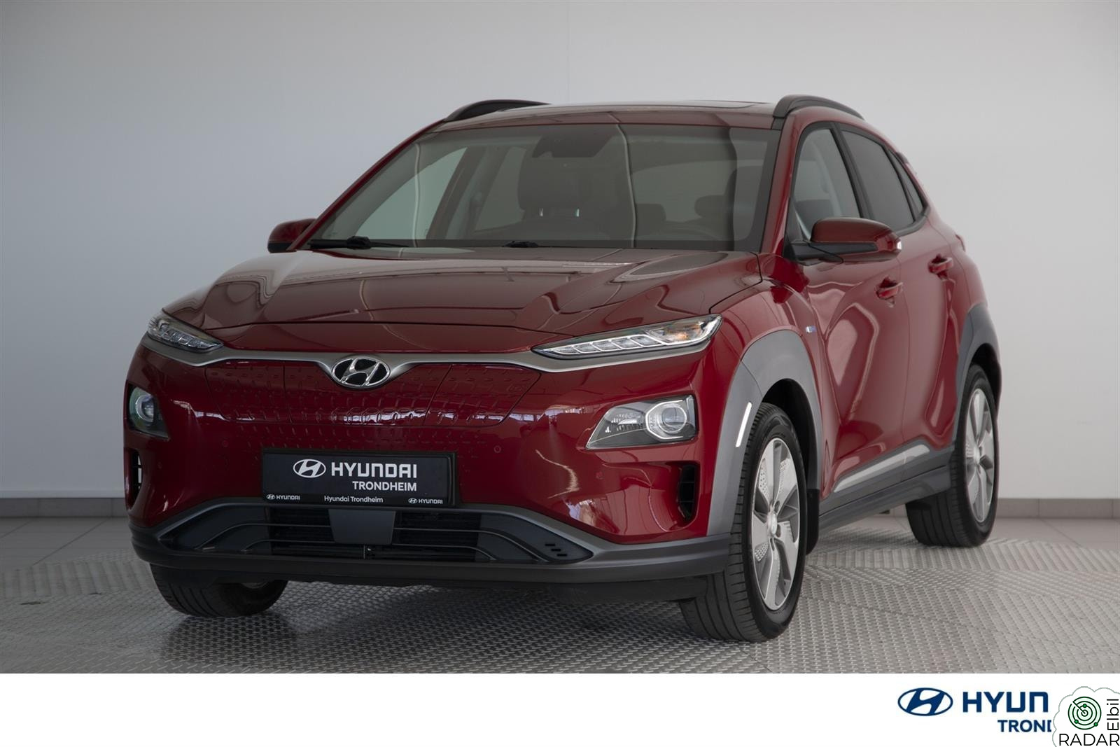 HYUNDAI Kona Long Range Premium |Ny service|Nye dekk|Soltak|449km