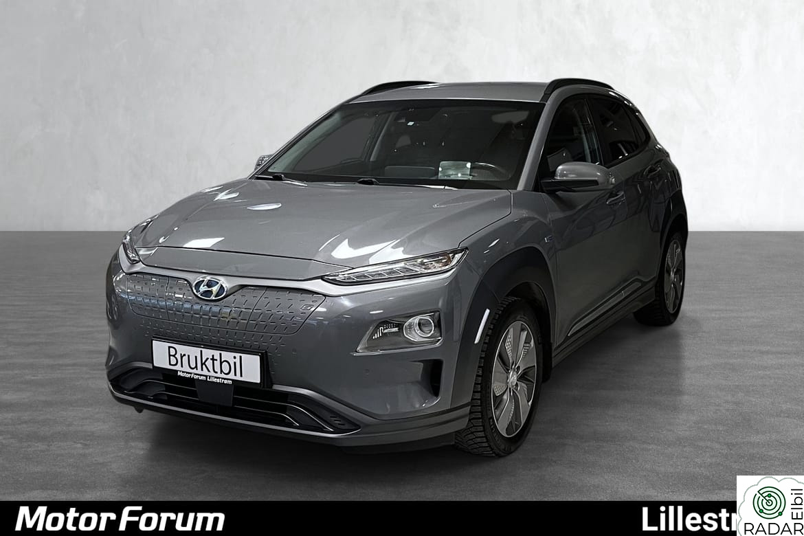 HYUNDAI Kona Premium LR 484 km, Varmepumpe,64kWh,+++