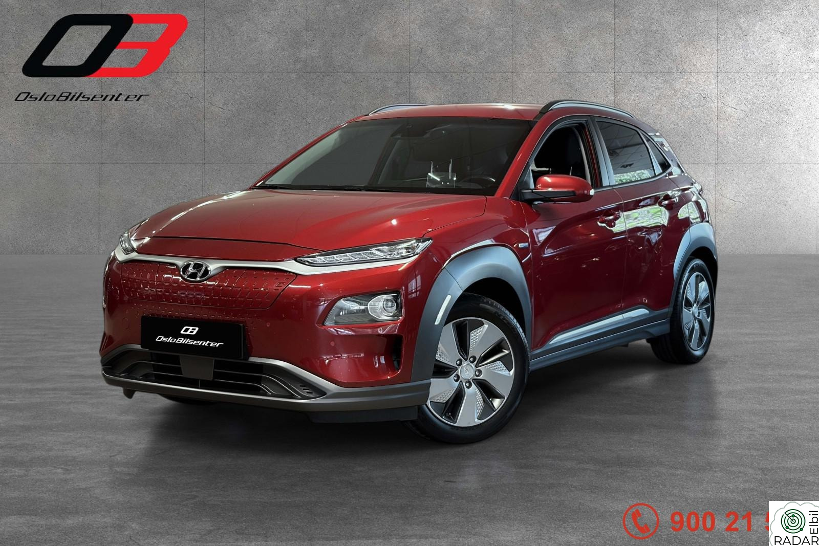 HYUNDAI Kona 64KWH/PREMIUM/SKINN/HUD/VENTILERTE SETER/NAVI/KAMERA++