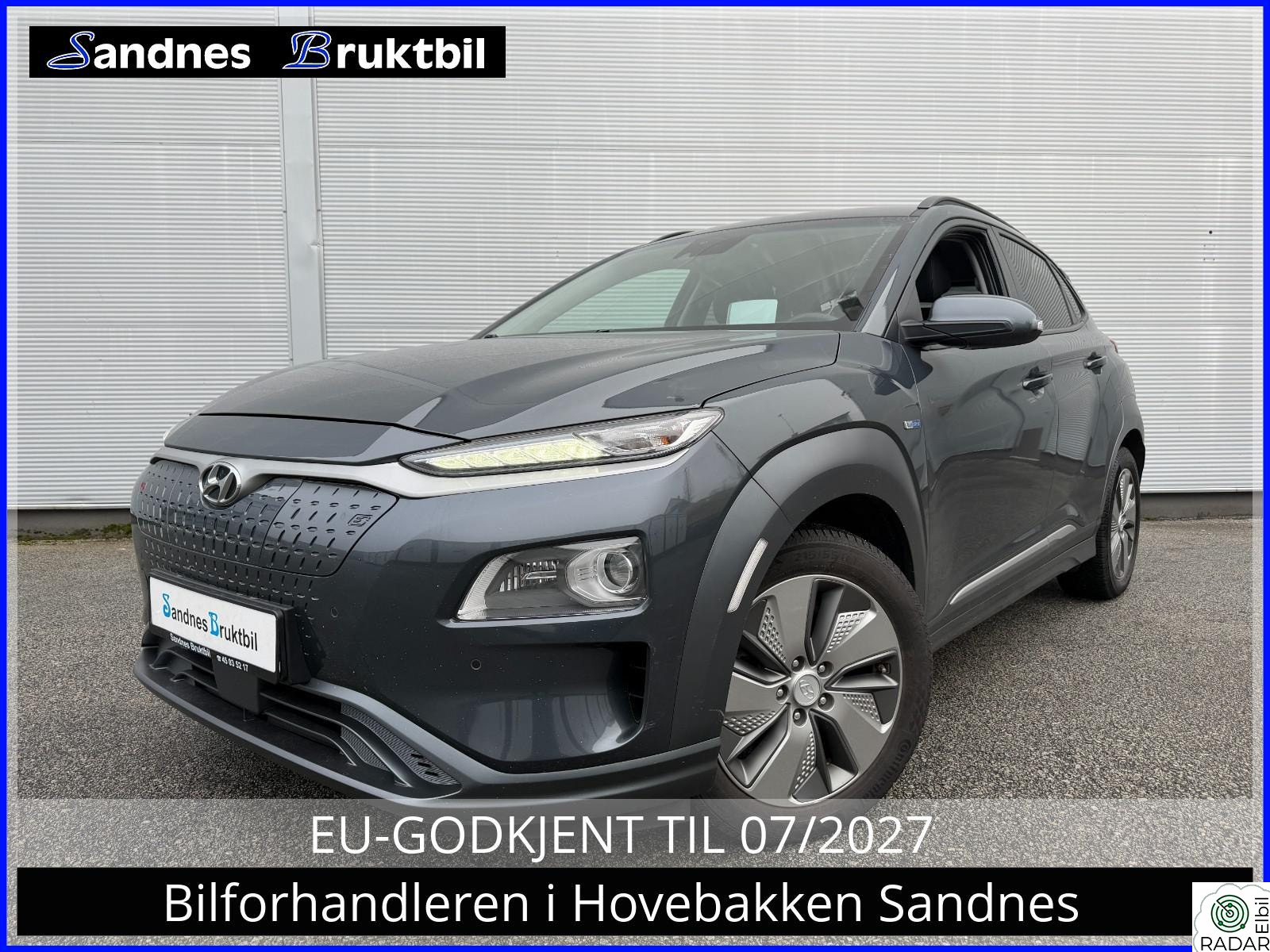 HYUNDAI Kona 64KWH PREMIUM,SKINN,HUD,KRELL,NAVI,TLF,ACC,KAMERA,LED