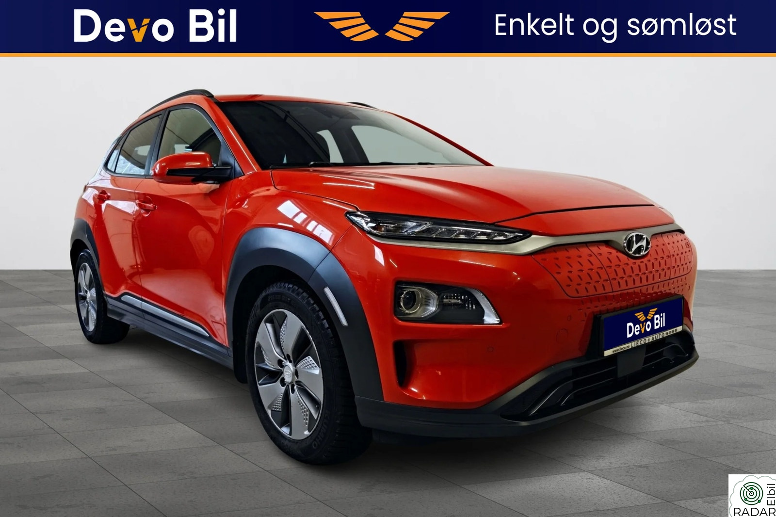 HYUNDAI Kona 64 kwh/449kmWLTP/Ryggekamera/Navi/Keyless/ACC