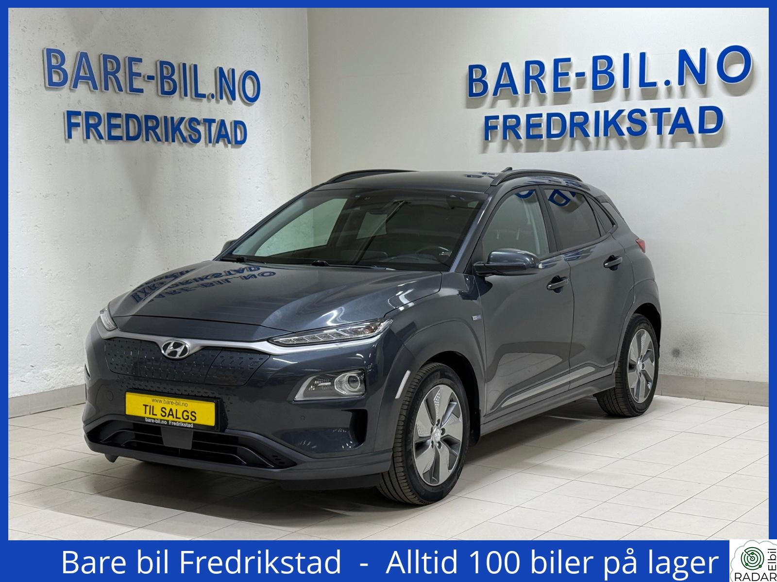 HYUNDAI Kona 64kWh Aut/Hud/Skinn/Bliss/Acc/V,Ratt/Keyless/Pdc/Kamera
