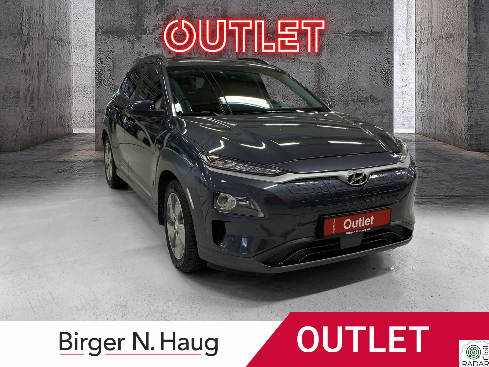 HYUNDAI Kona 64 kWt Teknikk |Outlet|Skinn|ACC|EU05/2027|